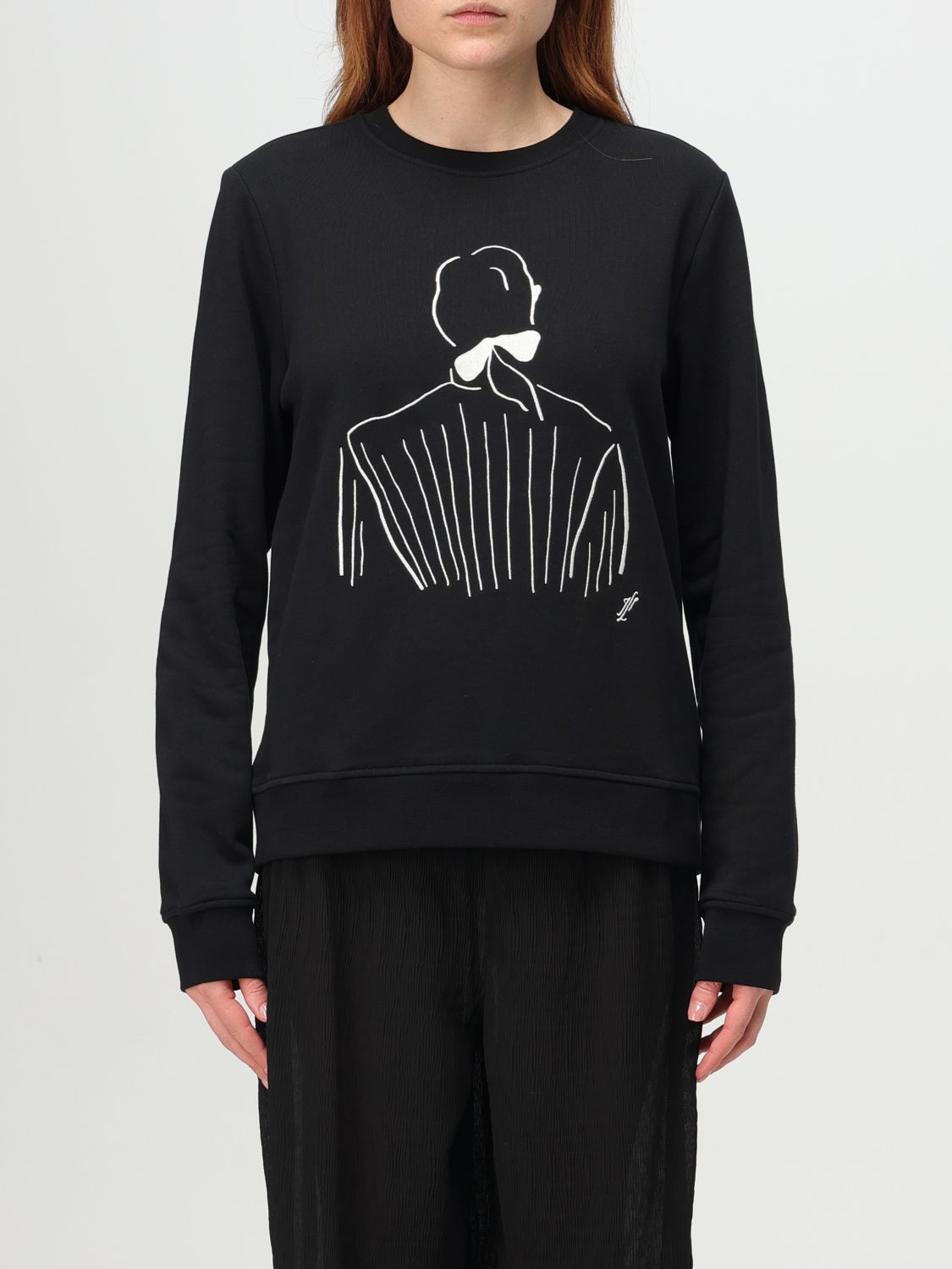 Karl Lagerfeld Kl X Jorge Parra Sweatshirt In Black