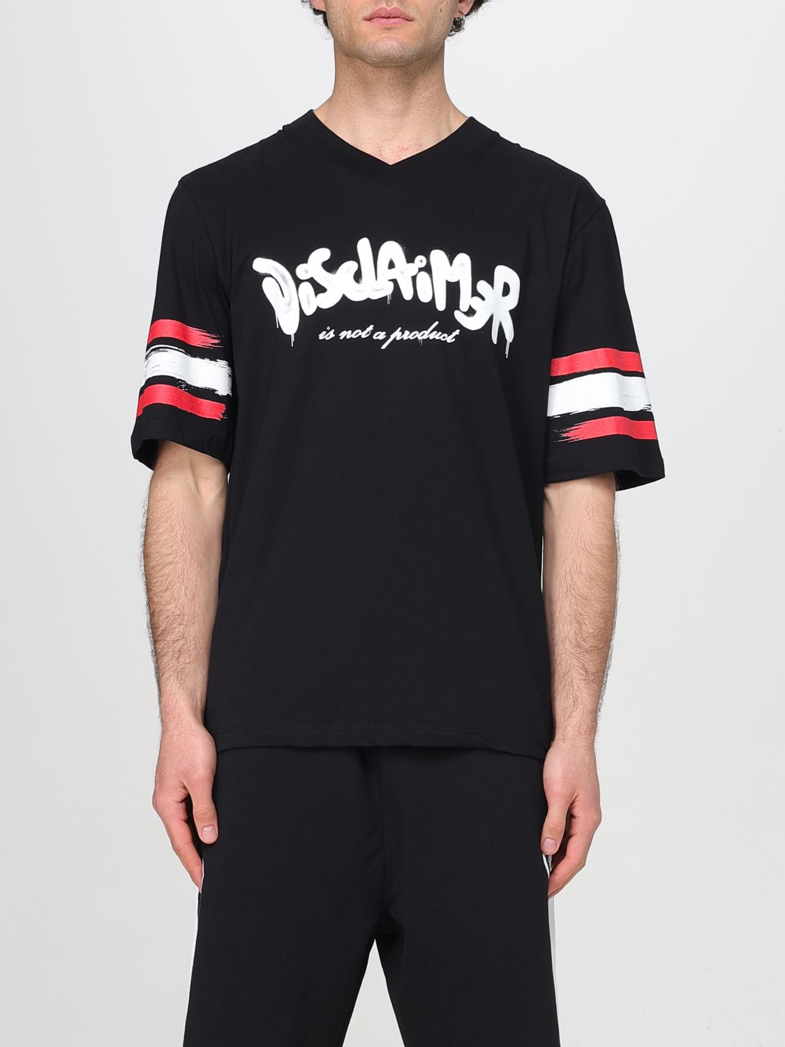 Disclaimer Sweater Men Color Black In Black