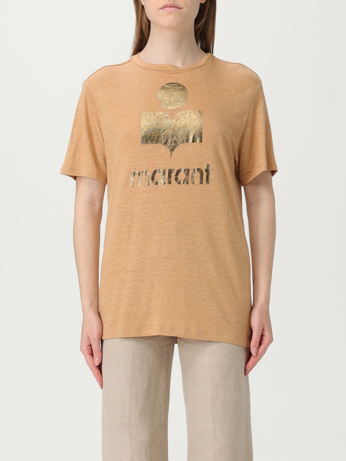 Isabel Marant Étoile T-shirt Isabel Marant Etoile Woman Color Camel