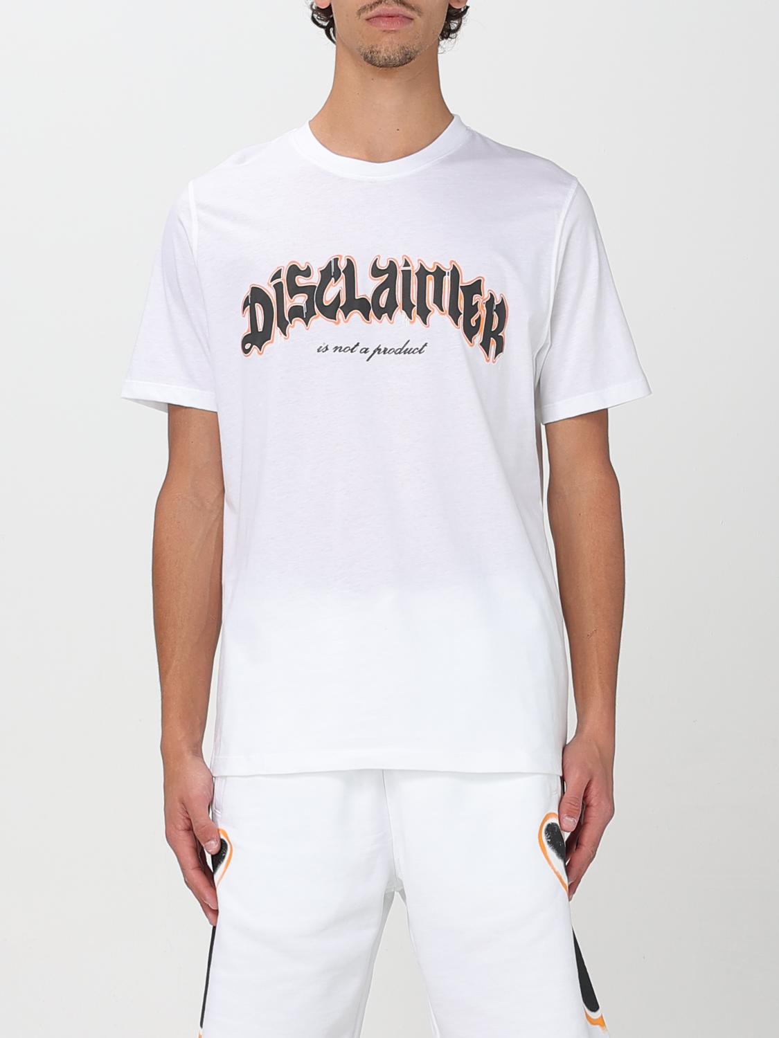 Disclaimer T-shirt Men Color White