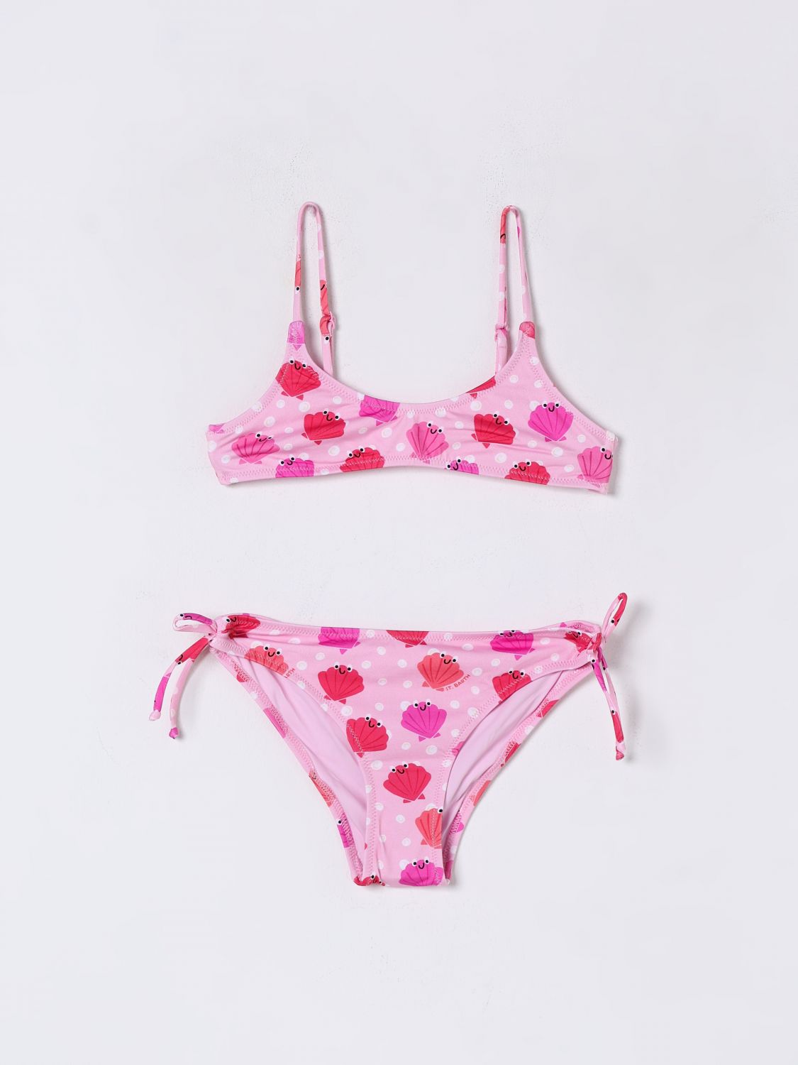 Shop Mc2 Saint Barth Swimsuit Kids Color Pink