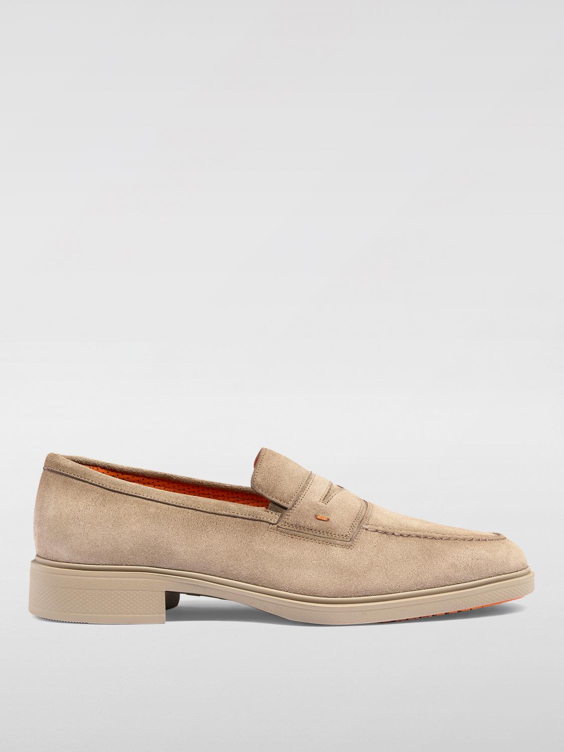 Santoni Loafers  Men Color Natural In Natural