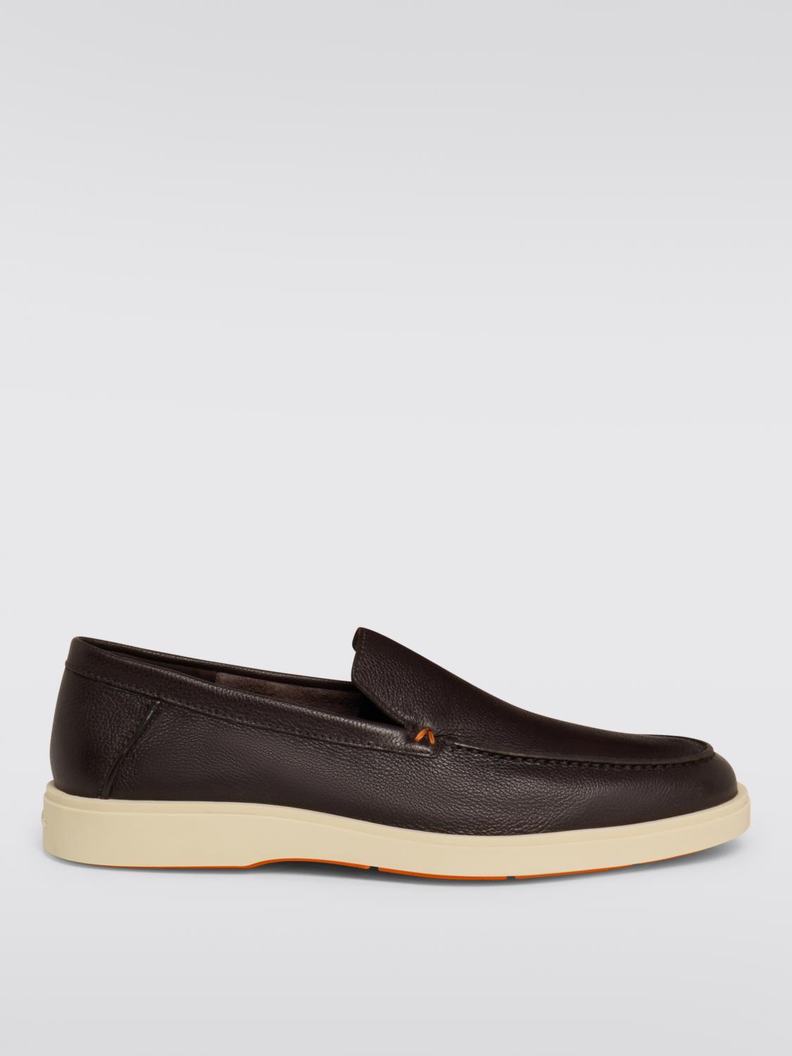 SANTONI Loafers Men color Brown SANTONI