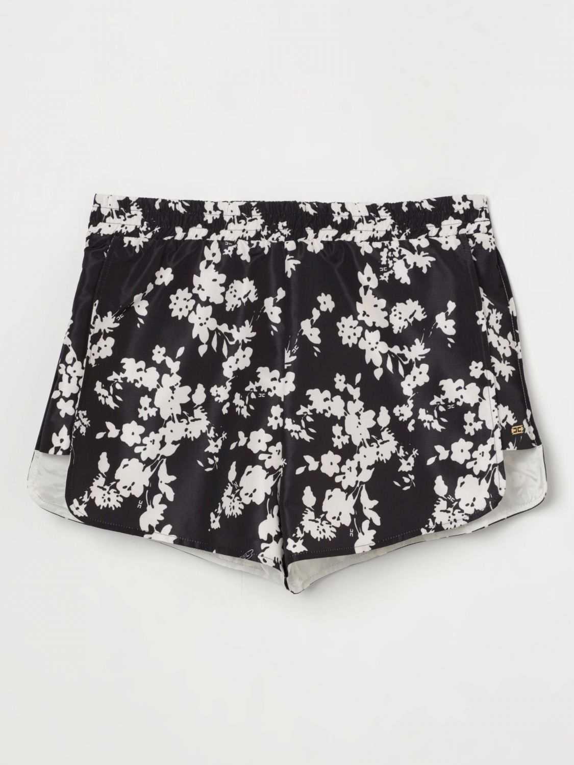 Shop Elisabetta Franchi La Mia Bambina Short Kids Color Black In ブラック