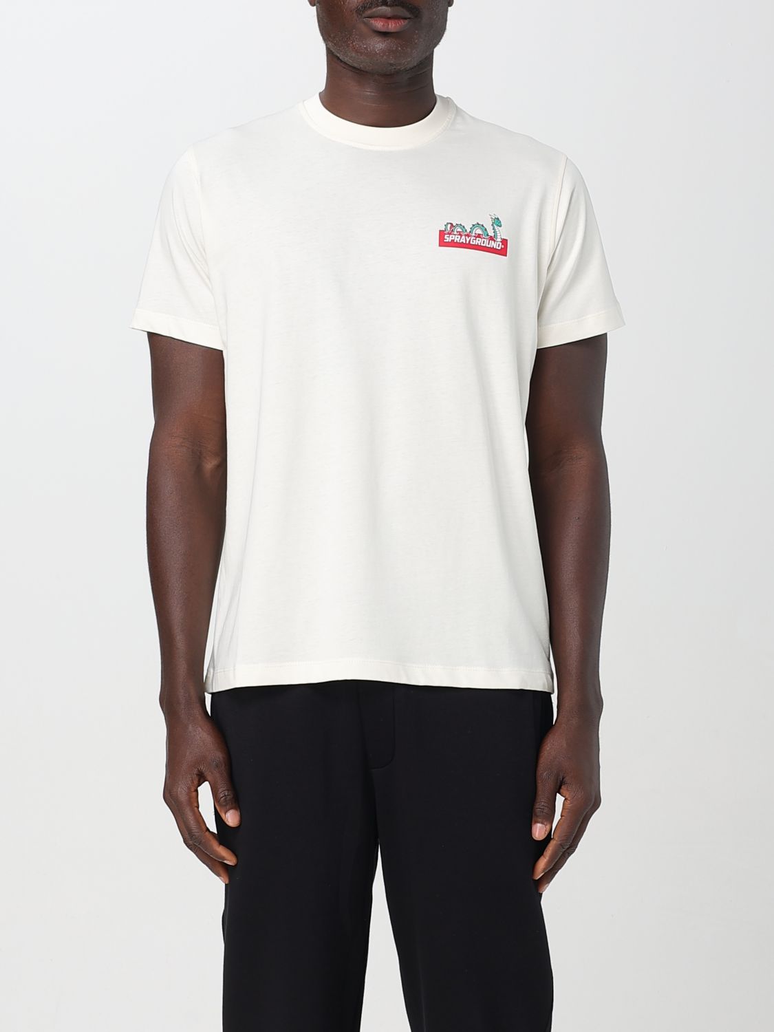 Sprayground T-shirt  Men Color Ivory