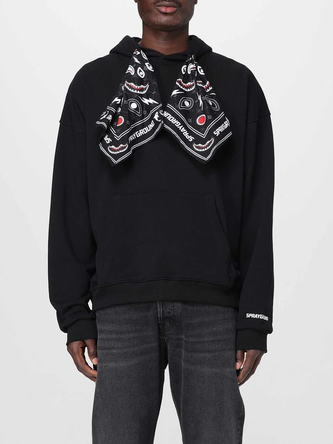 Sprayground Sweatshirt Men Color Black