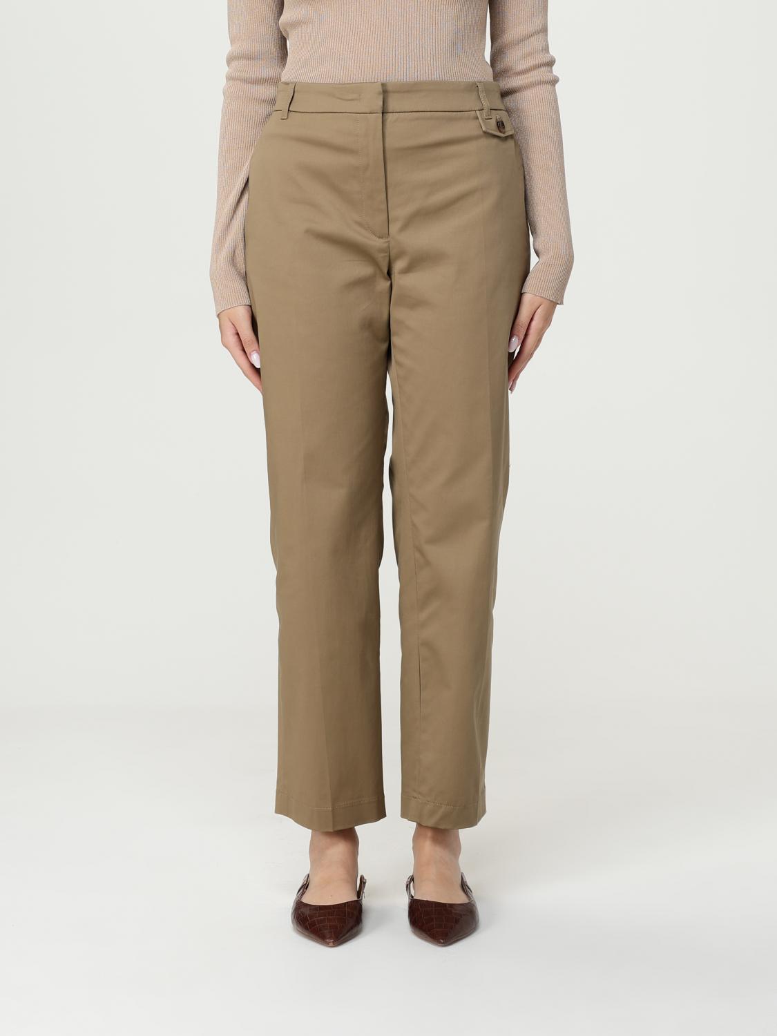 Liu •jo Pants Liu Jo Woman Color Green In Brown