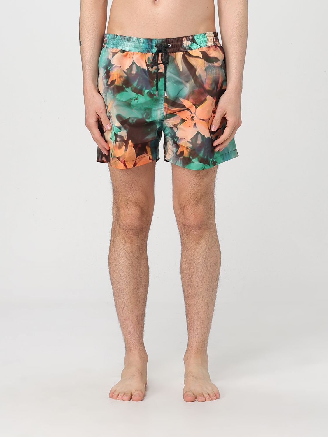 Paul Smith Boxer Swimsuit In Multicolor