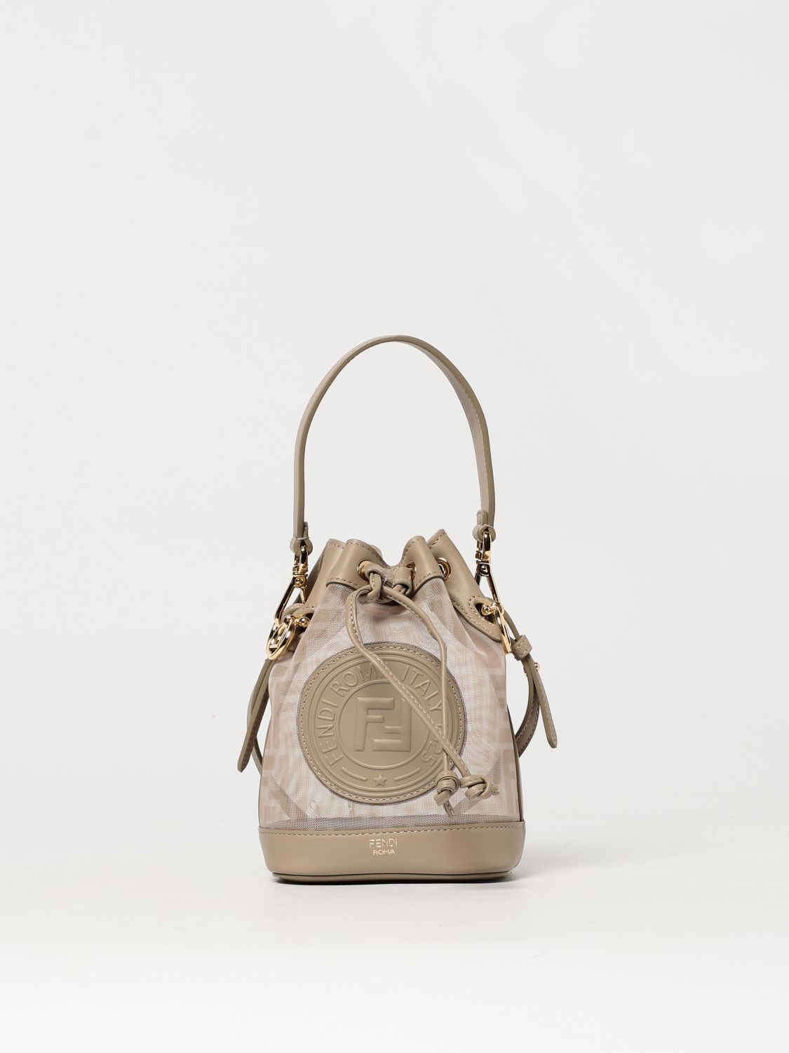 Mini Bag FENDI Woman color Beige