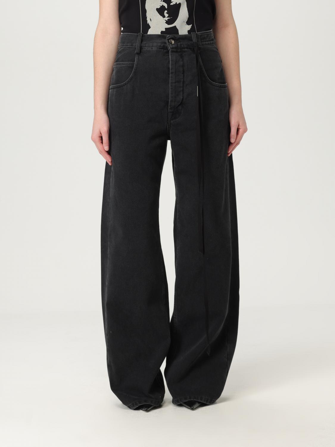 Ann Demeulemeester Jeans Woman Color Grey