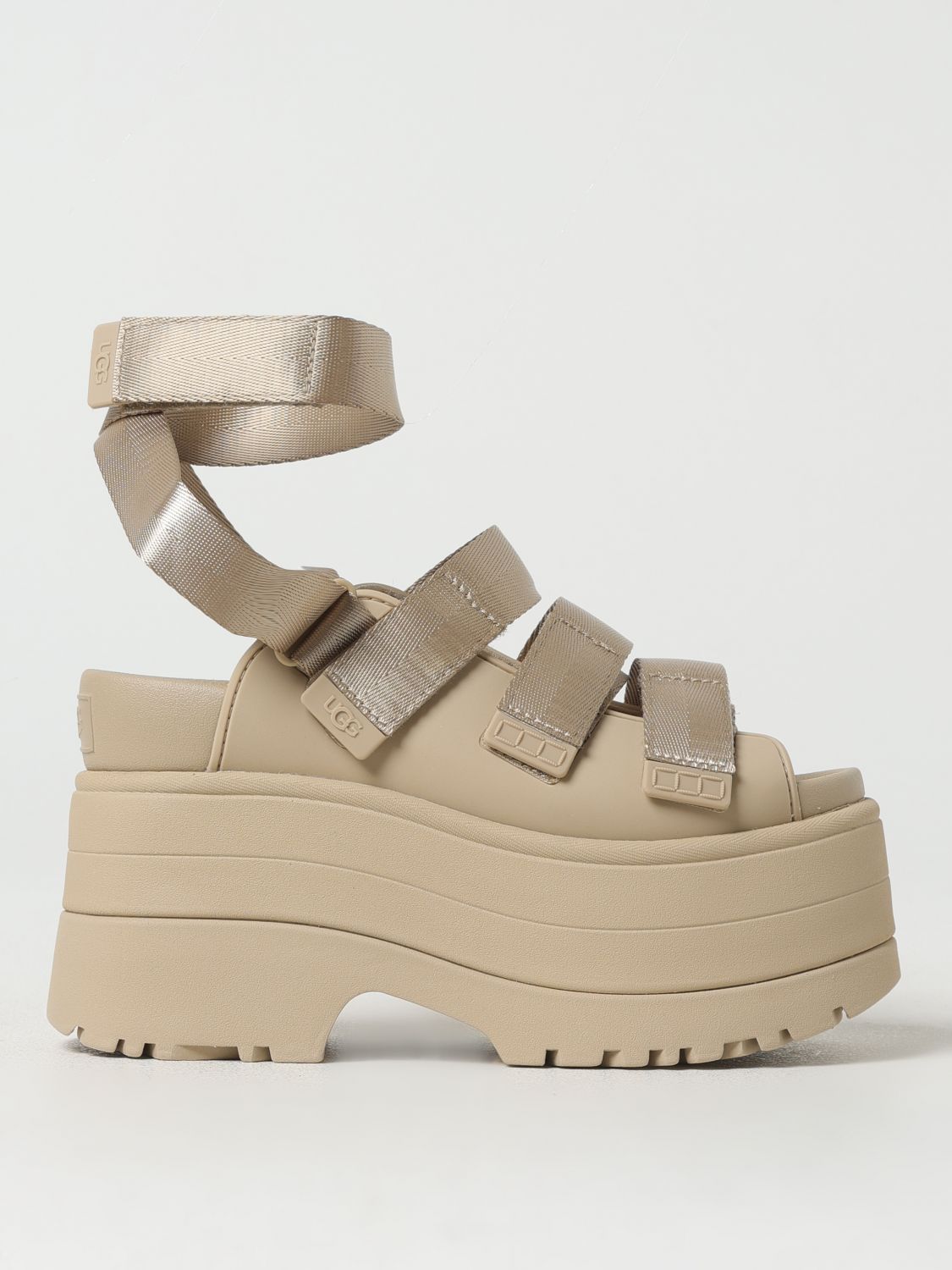UGG HEELED SANDALS UGG WOMAN COLOR YELLOW G85462003