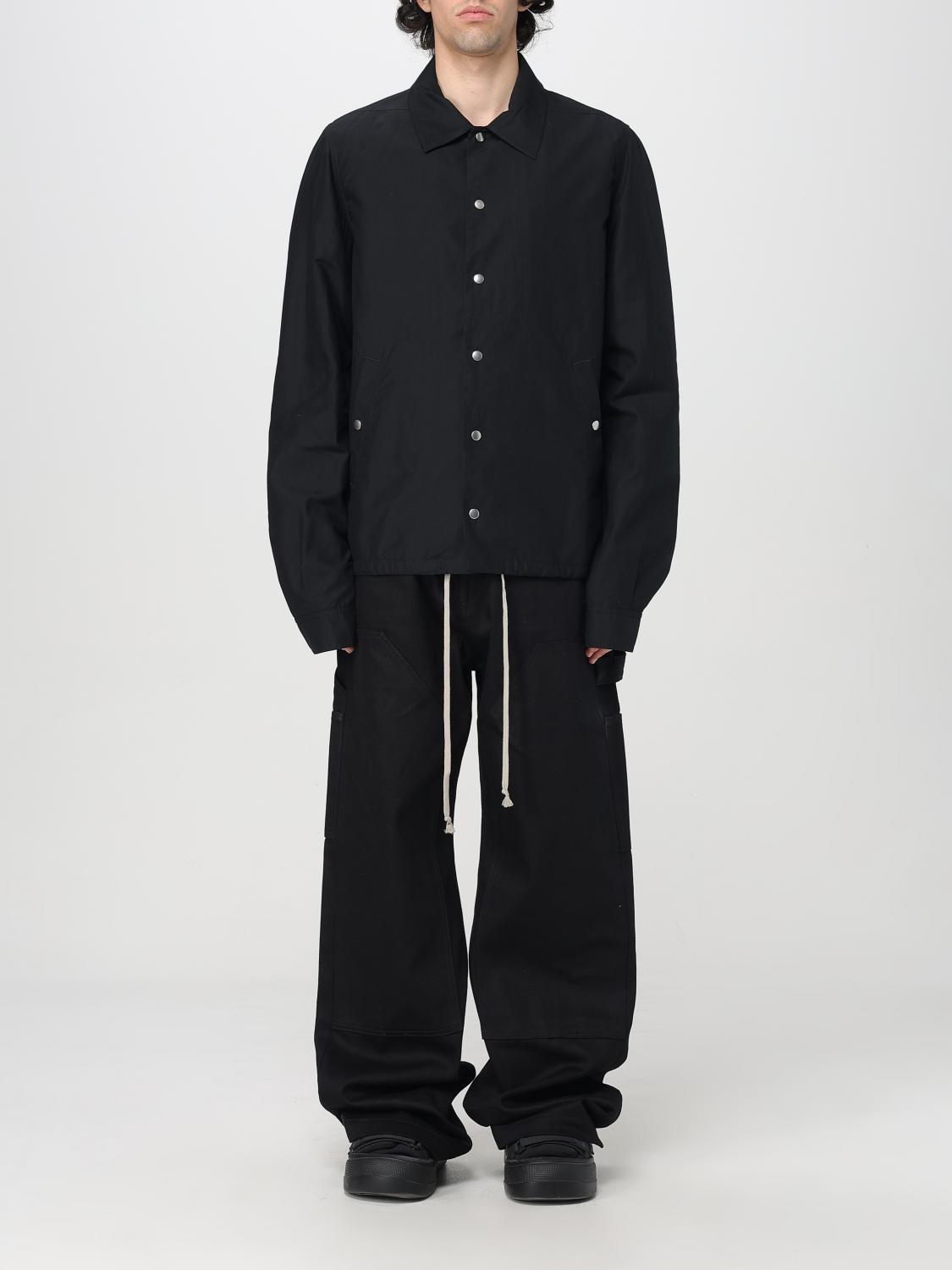 Rick Owens Drkshdw Snapfront Jacket In Black