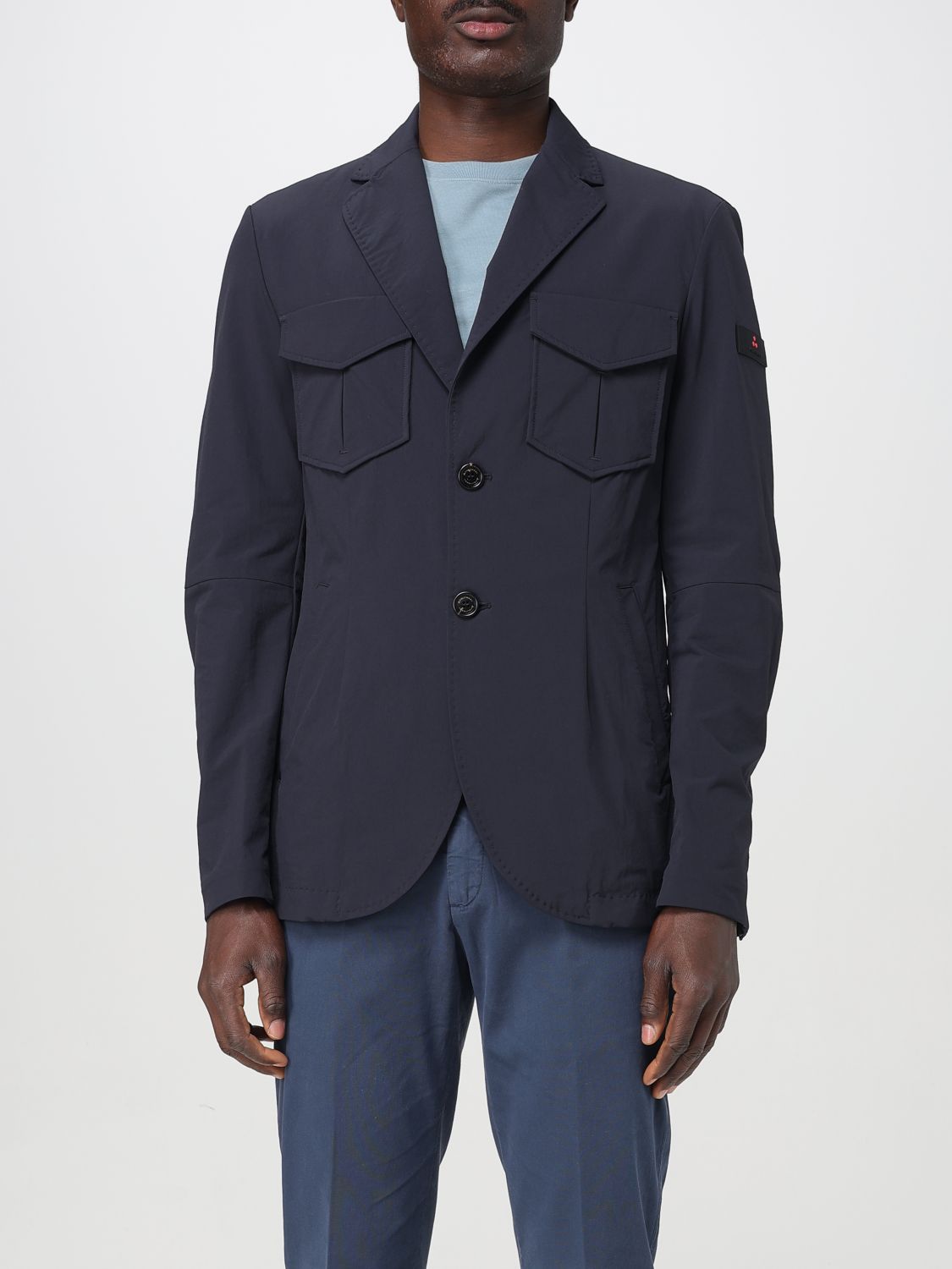 Peuterey Jacket Men Color Blue In ブルー