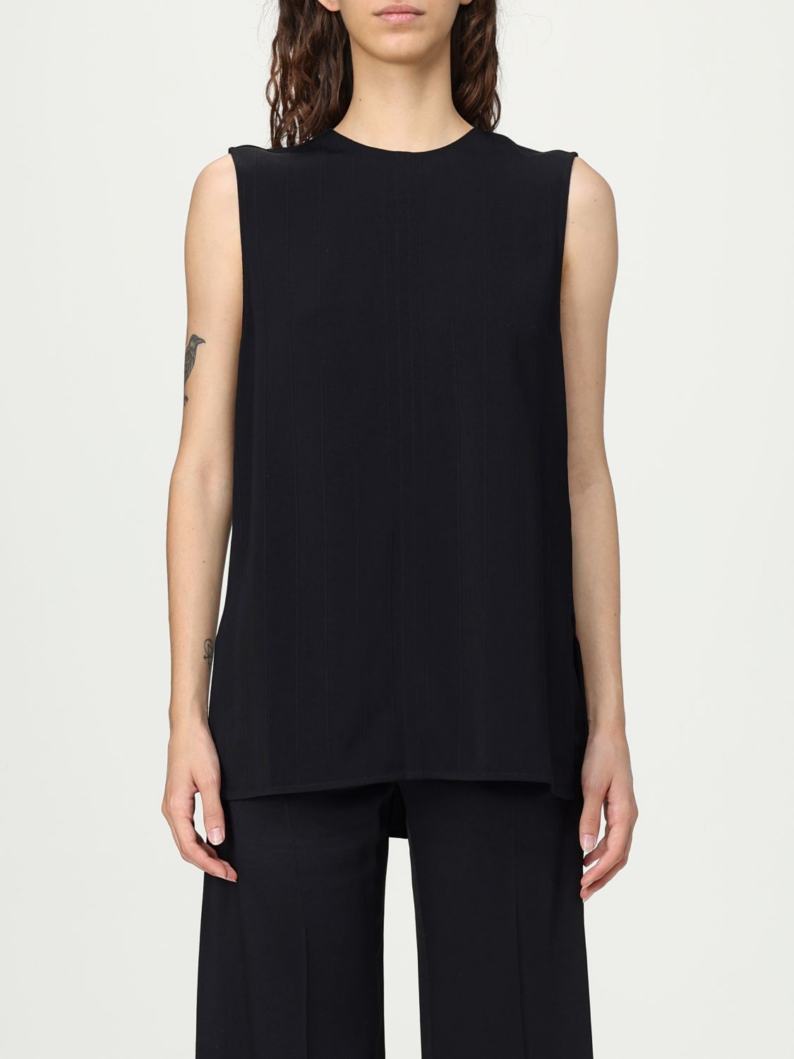 Totême Top Toteme Woman Color Black In Black