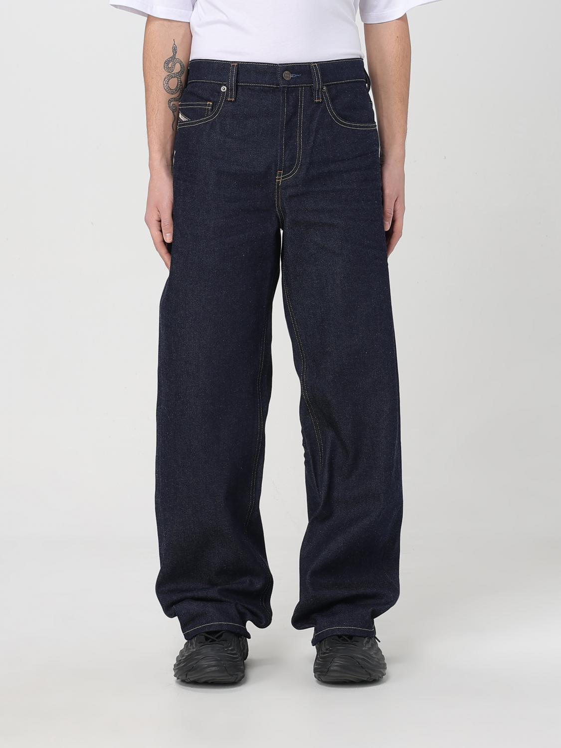 Diesel "2001 D-macro" Denim Jeans In Blue