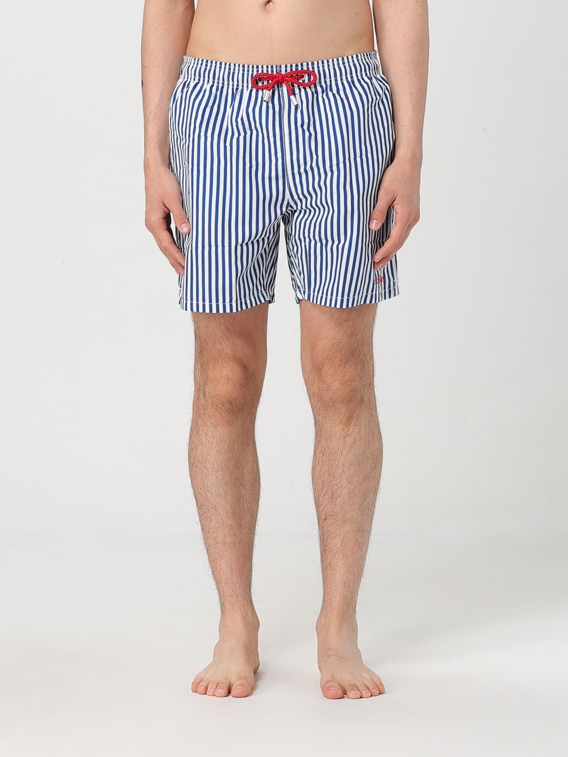 Shop Mc2 Saint Barth Swimsuit Men Color Blue
