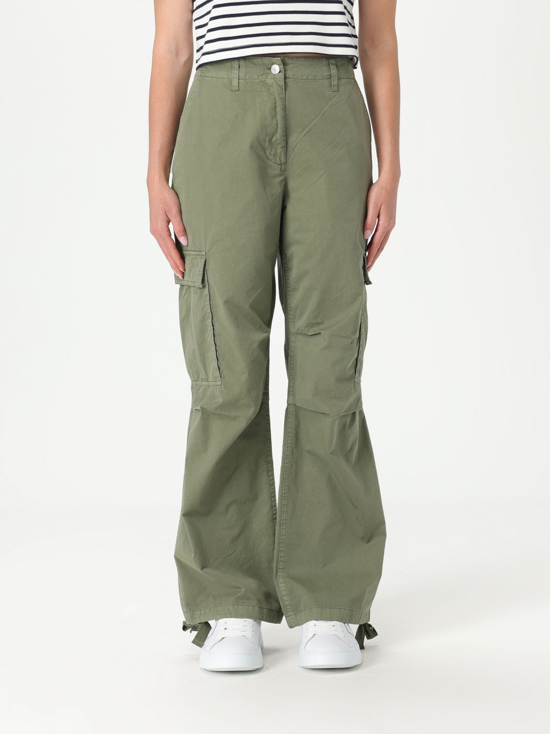 Tommy Jeans Pants  Woman Color Green