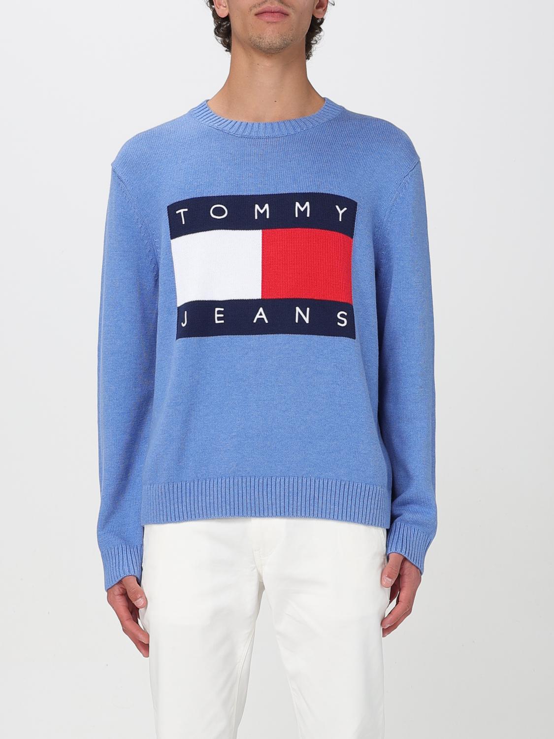 Tommy Jeans Sweater Men Color Blue