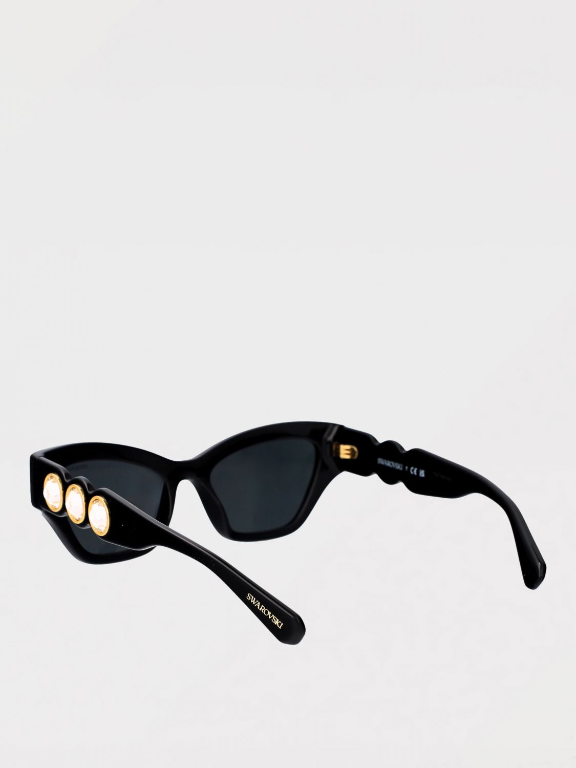 Swarovski Sunglasses Woman In Black