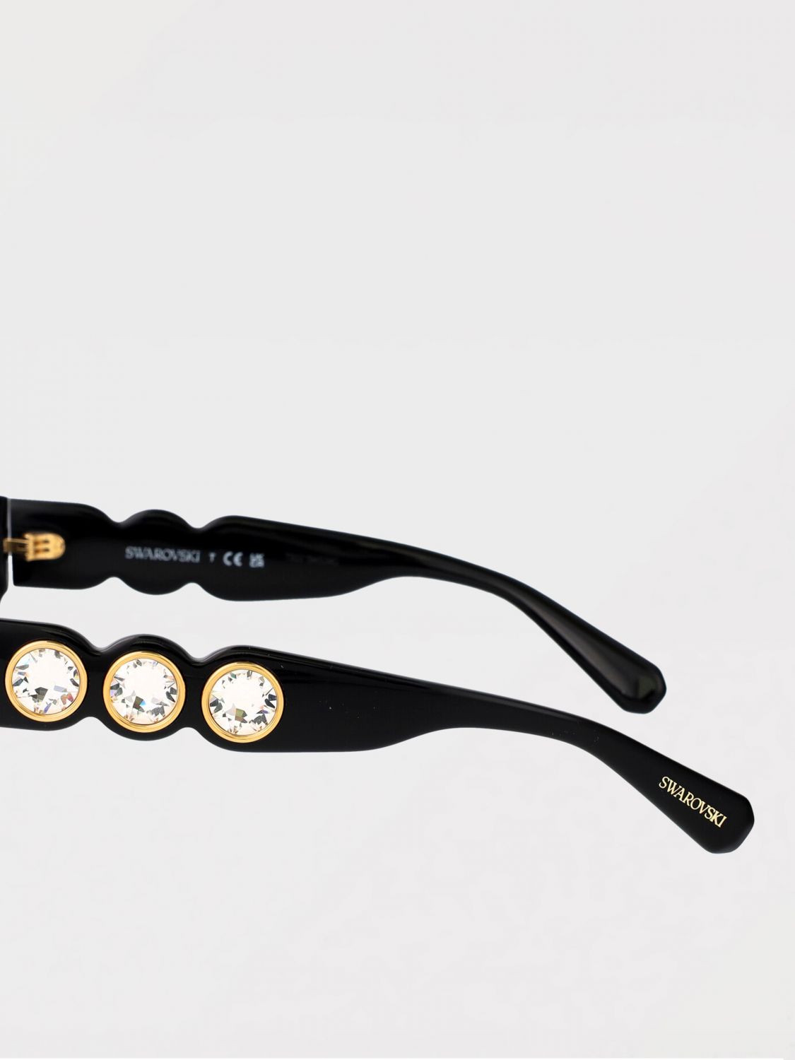 Swarovski Sunglasses Woman In Black