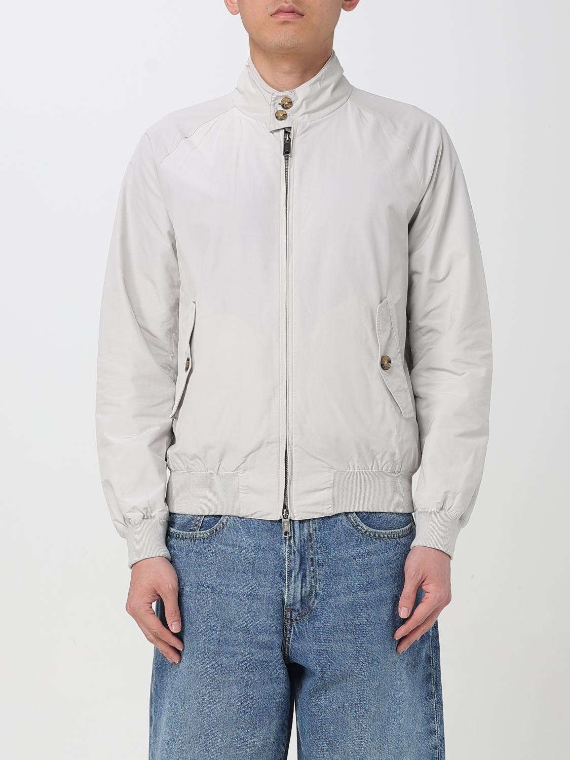 Baracuta G9 Harrington Natural Bomber Jacket In Grey