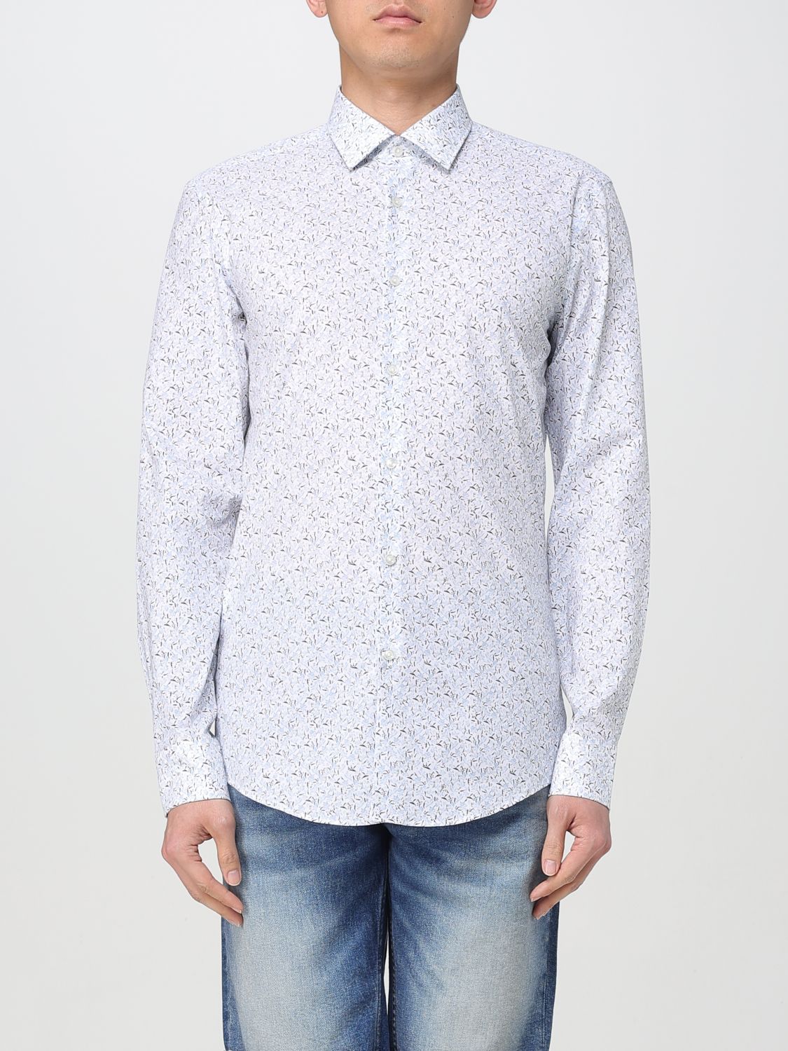 Hugo Boss Shirt Hugo Men Color Blue In Blue