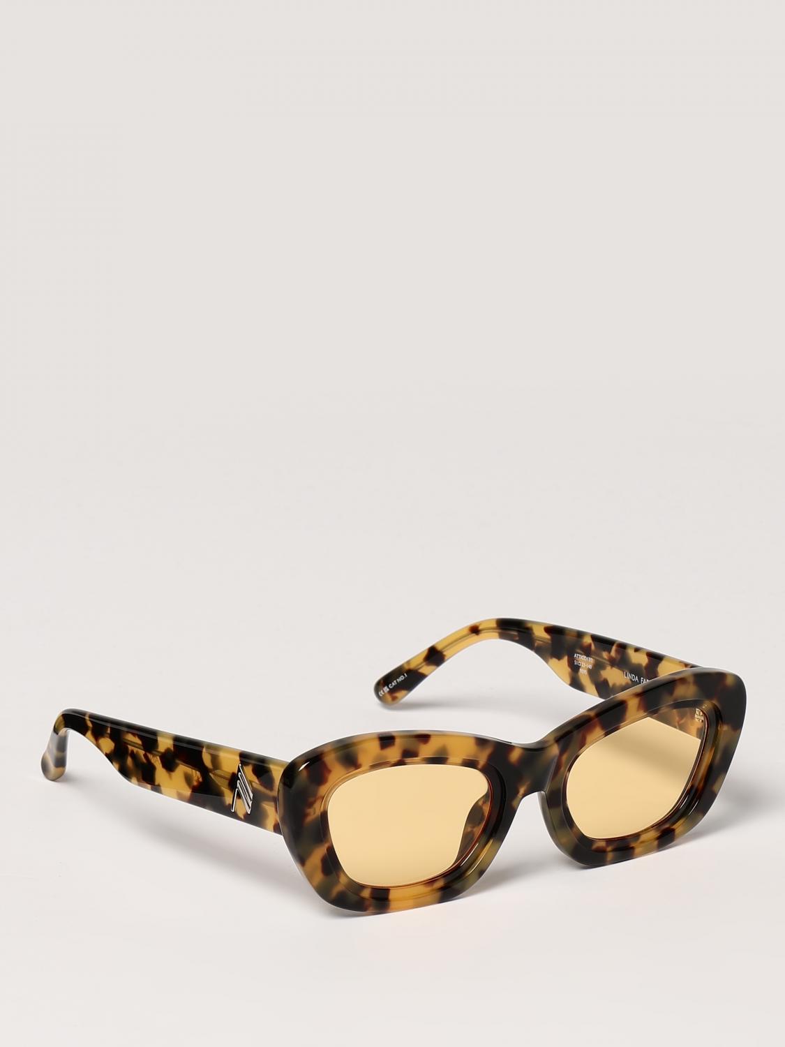 THE ATTICO Sonnenbrille Damen Farbe Braun