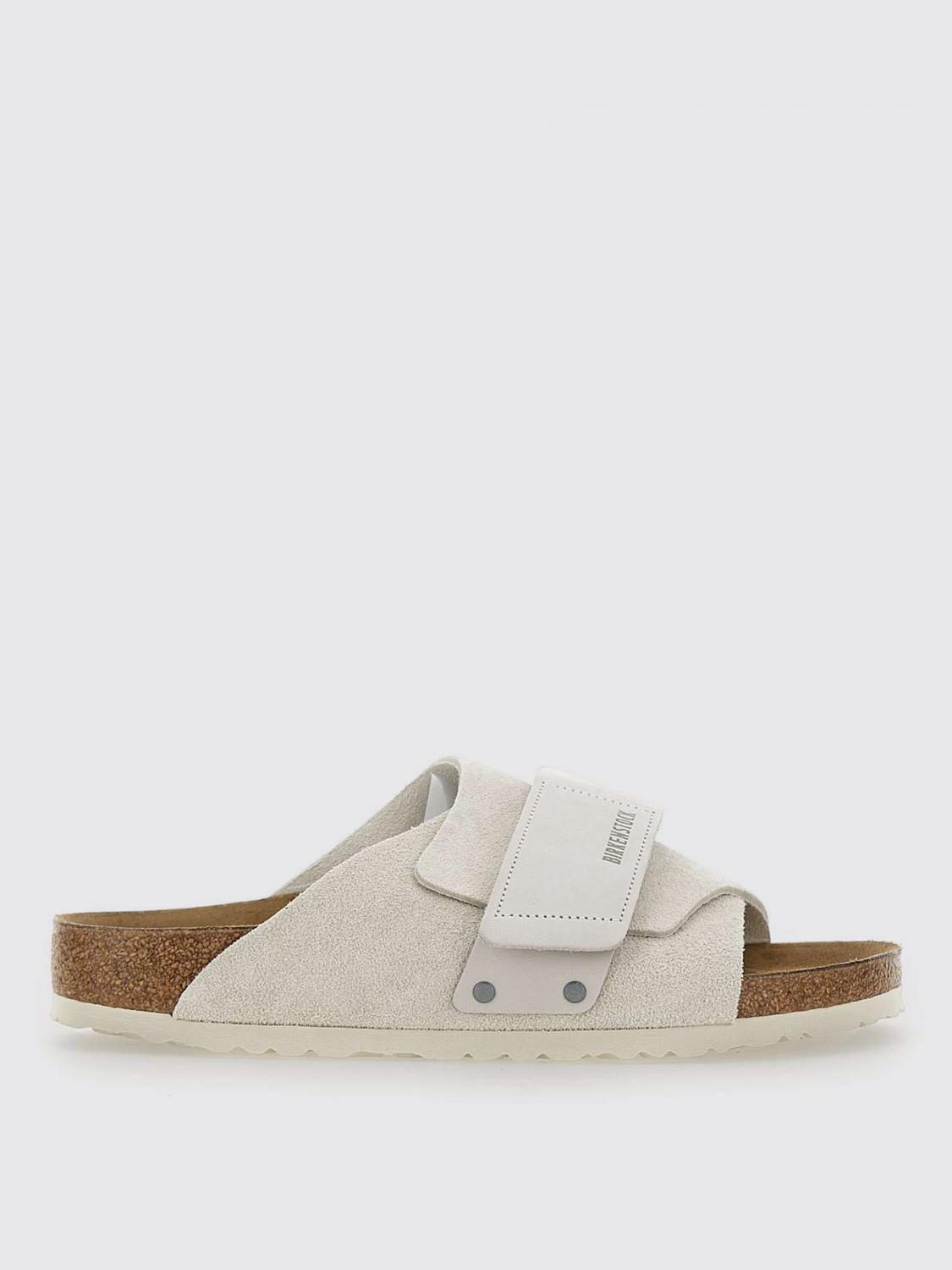 Birkenstock Kyoto Touch-strap Sandals In White