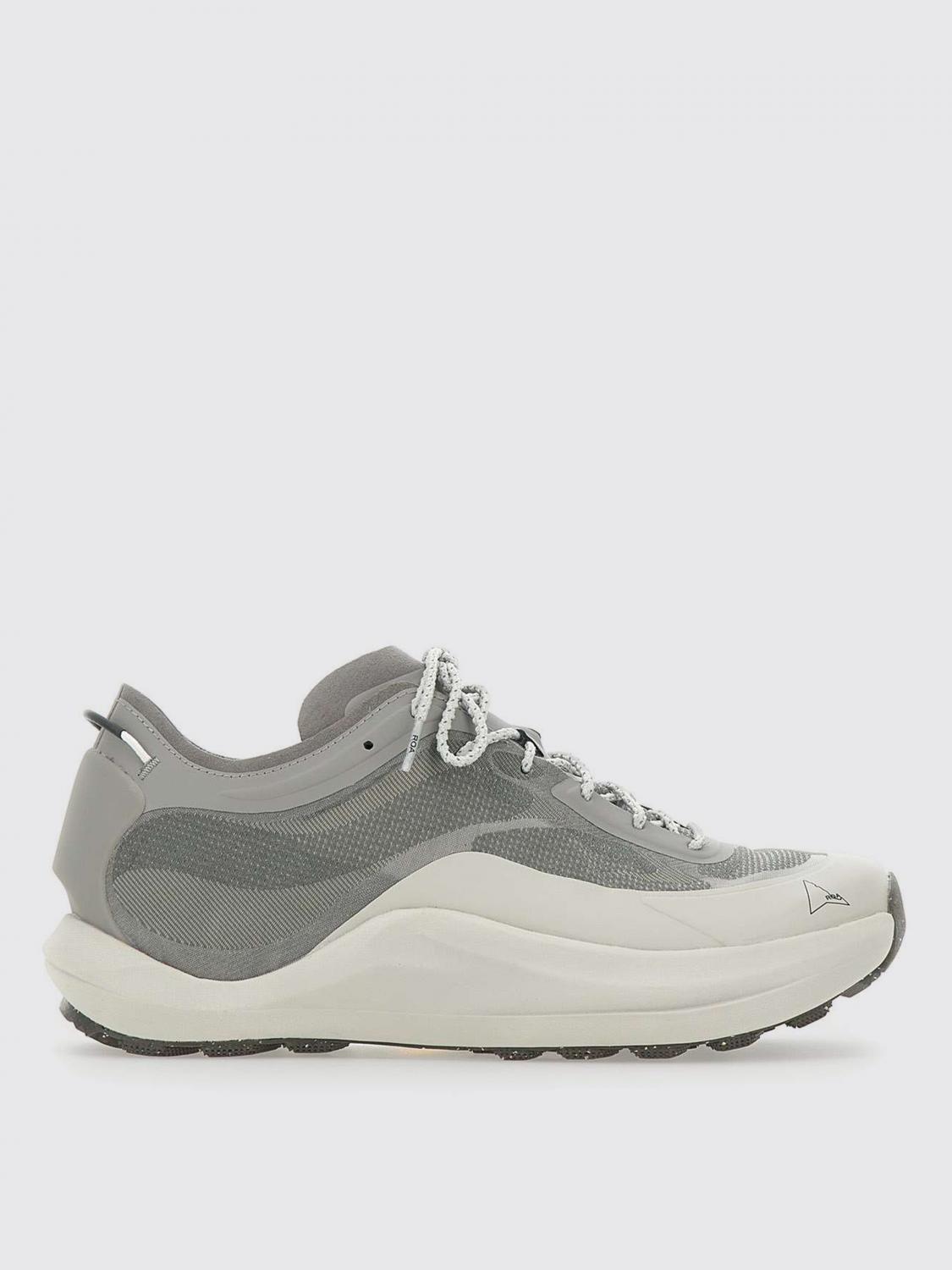 Roa Men Sella Low-top Nylon Sneakers In Gray