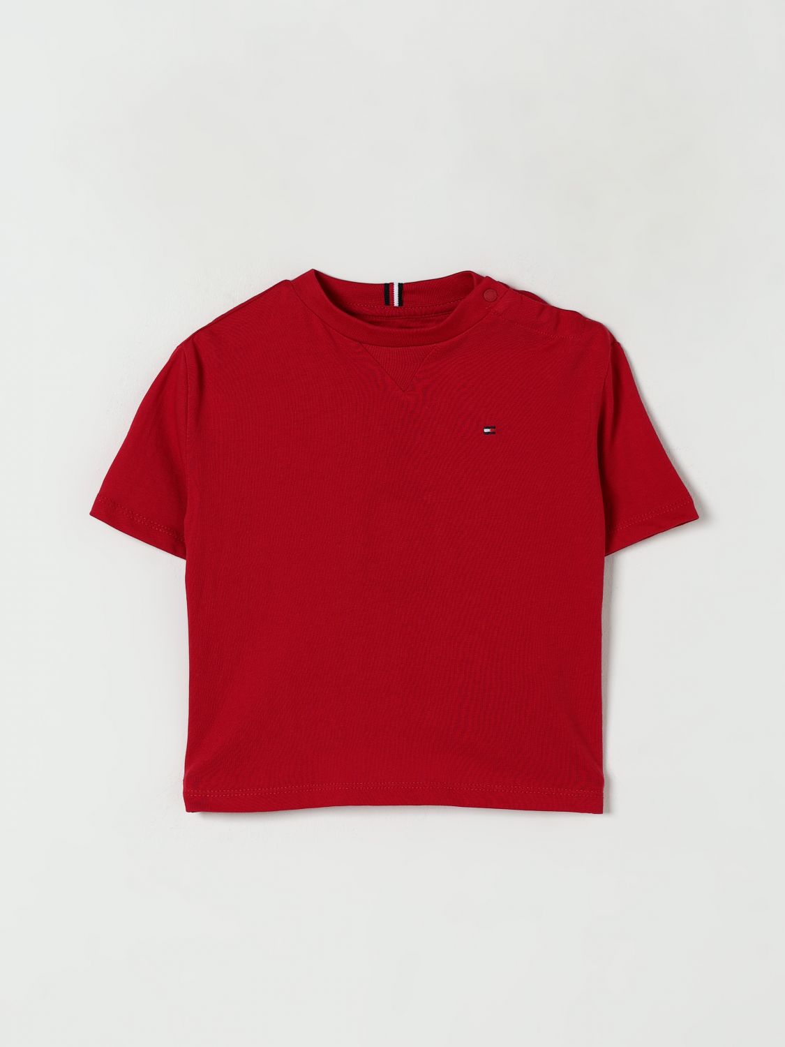 Shop Tommy Hilfiger T-shirt Kids Color Red