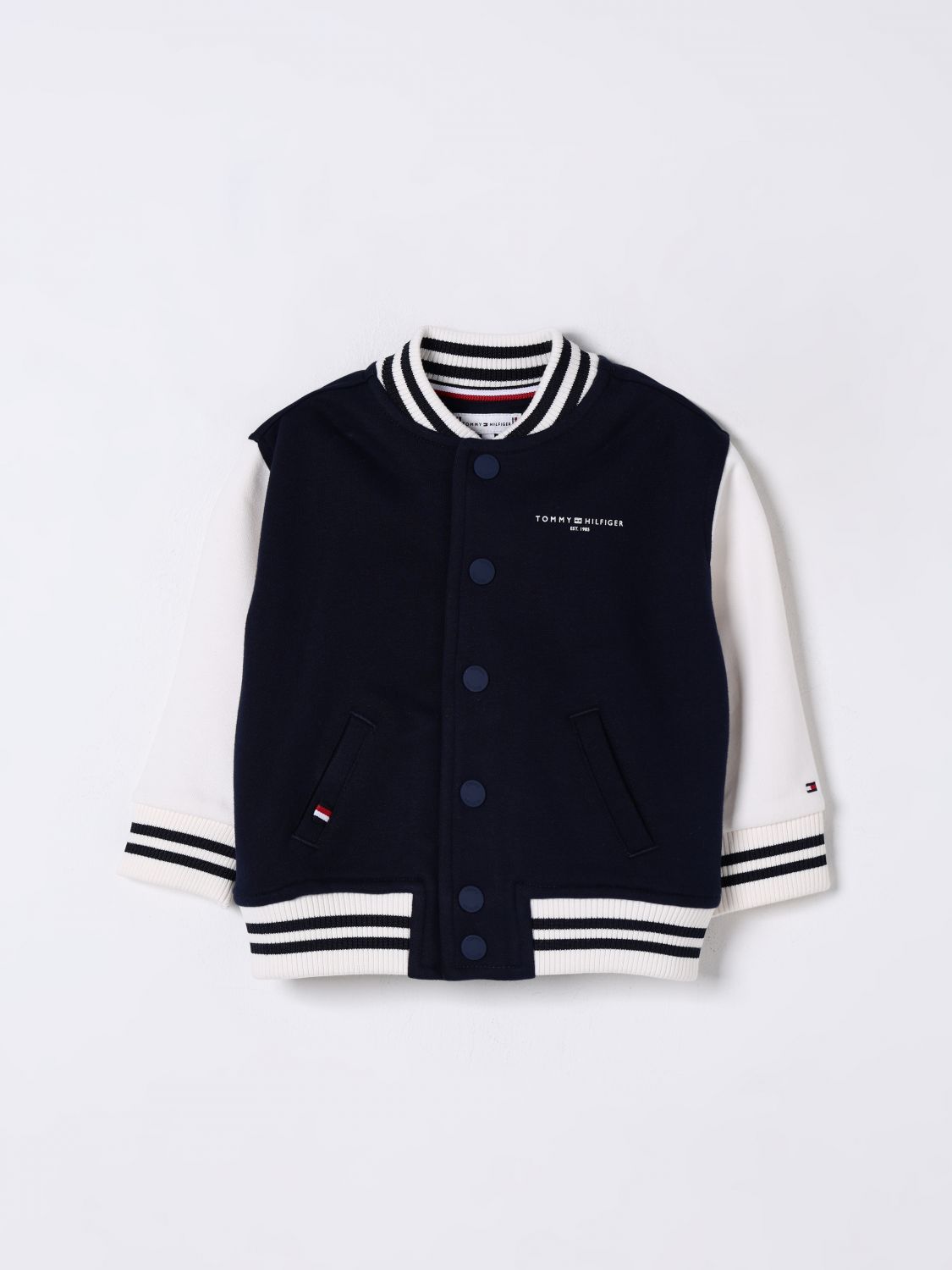 Shop Tommy Hilfiger Jacket Kids Color Blue