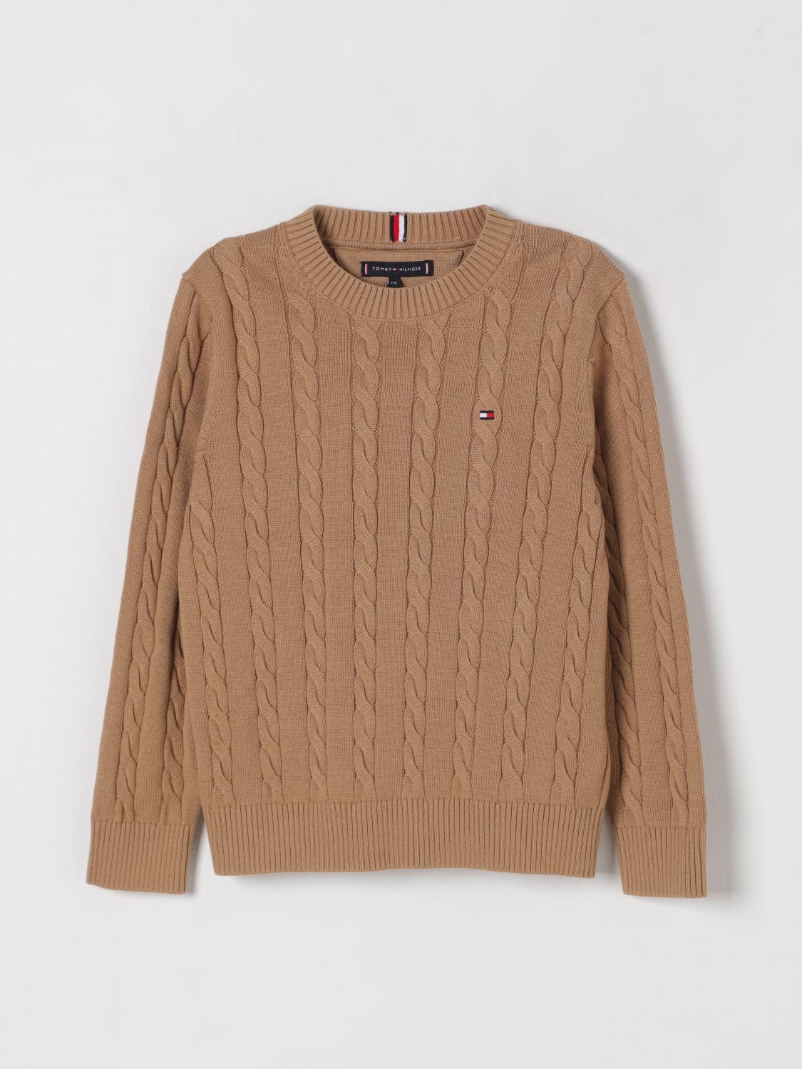 Tommy Hilfiger Sweater Kids Color Beige In Beige