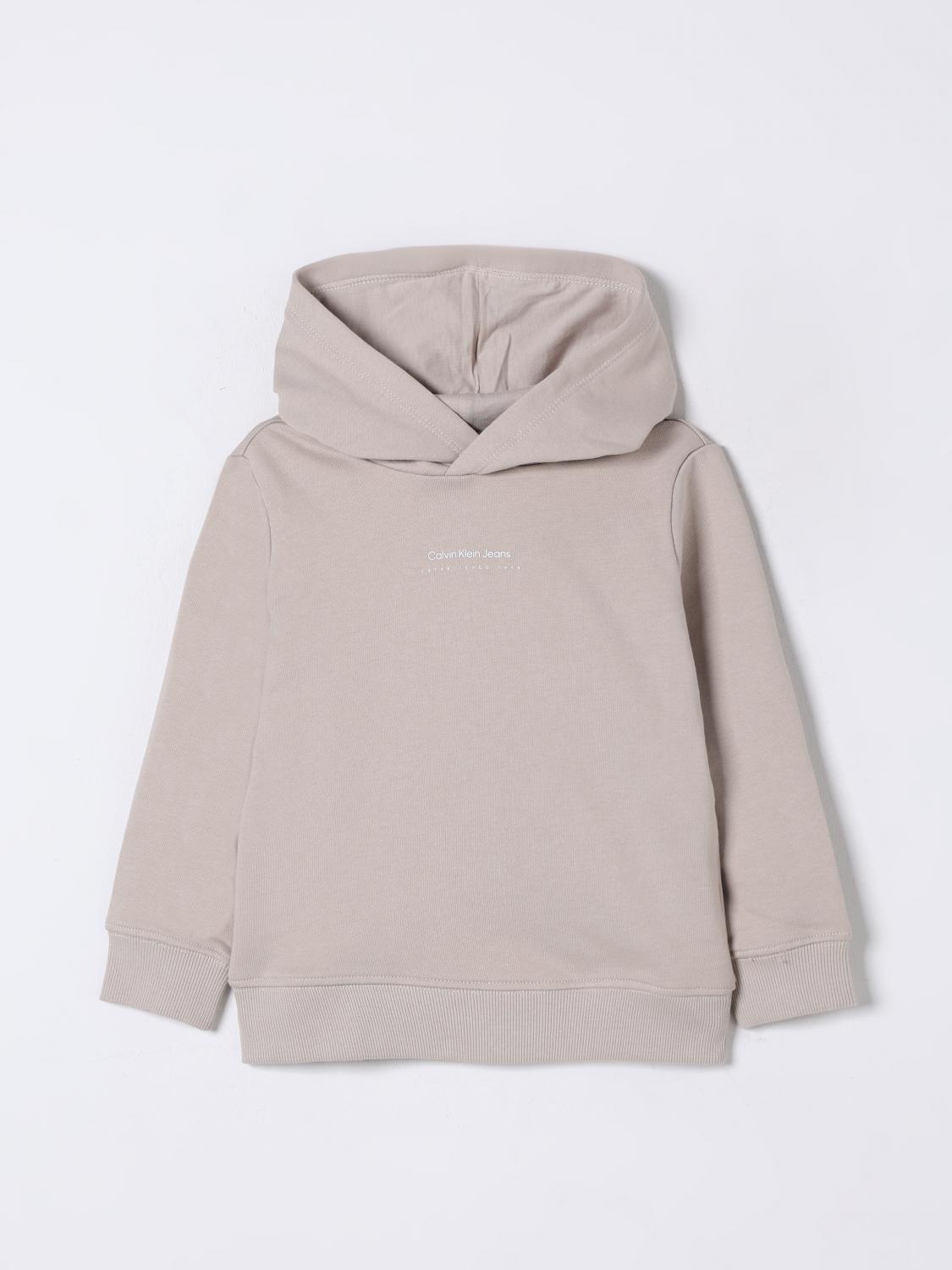 Calvin Klein Sweater Kids Color Beige In Beige