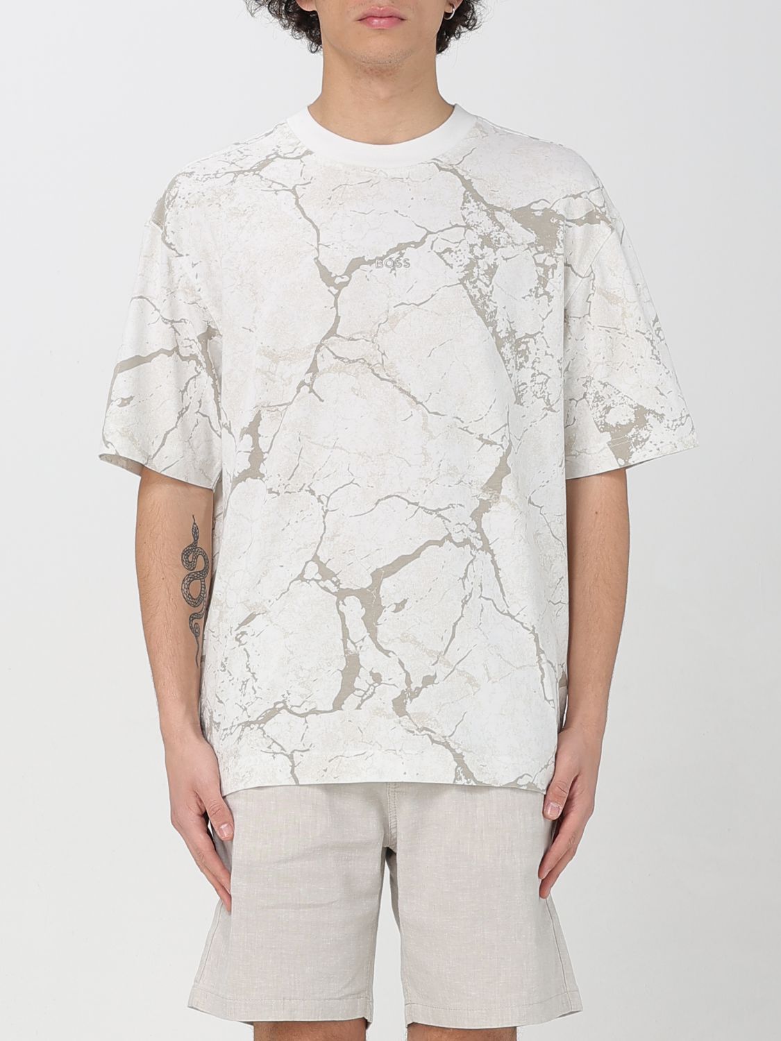 Hugo Boss T-shirt Boss Men Color Sand