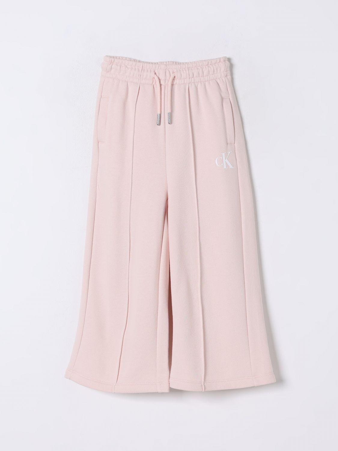 Shop Calvin Klein Pants Kids Color Pink