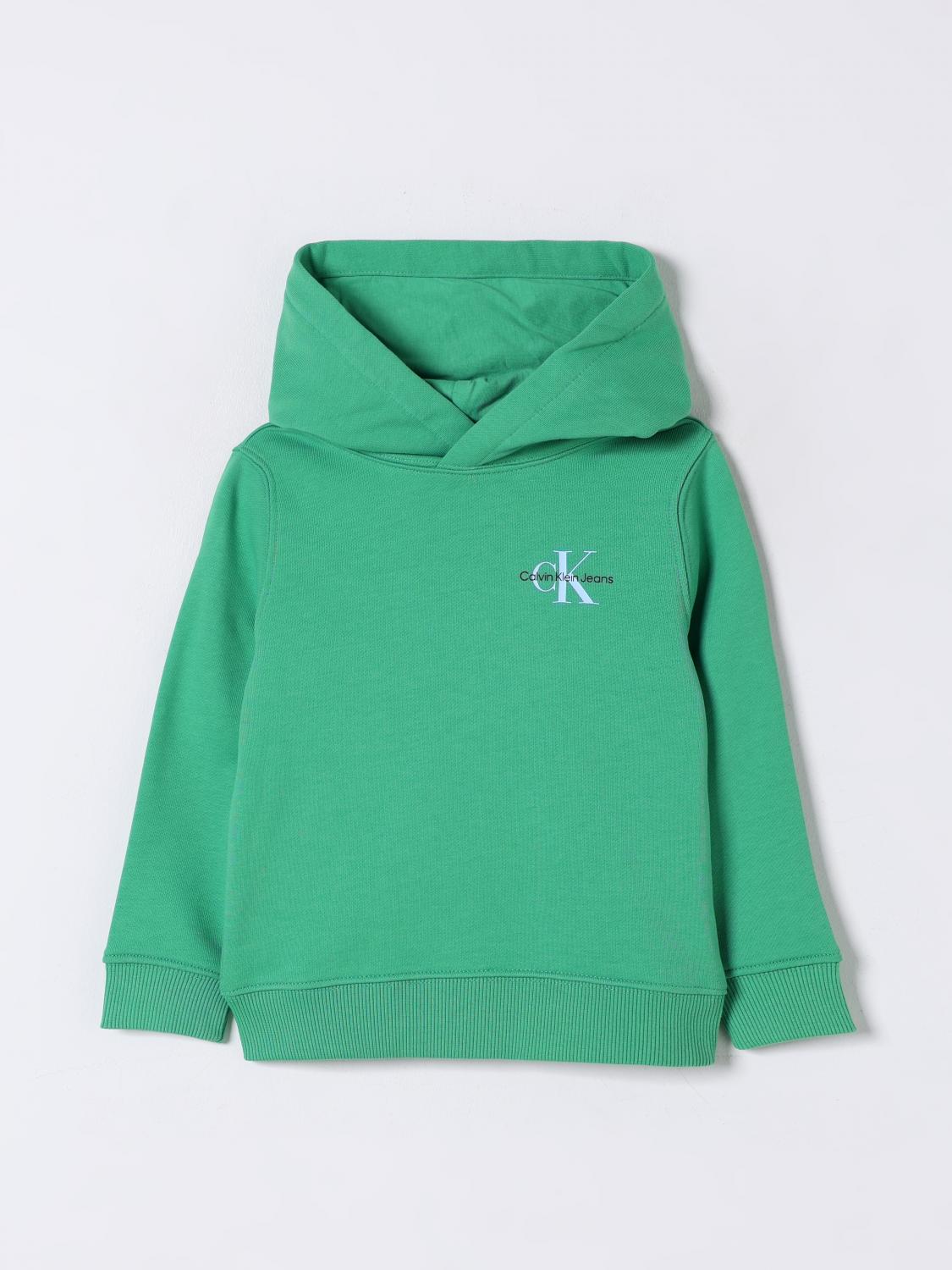 Calvin Klein Sweater Kids Color Green In Green