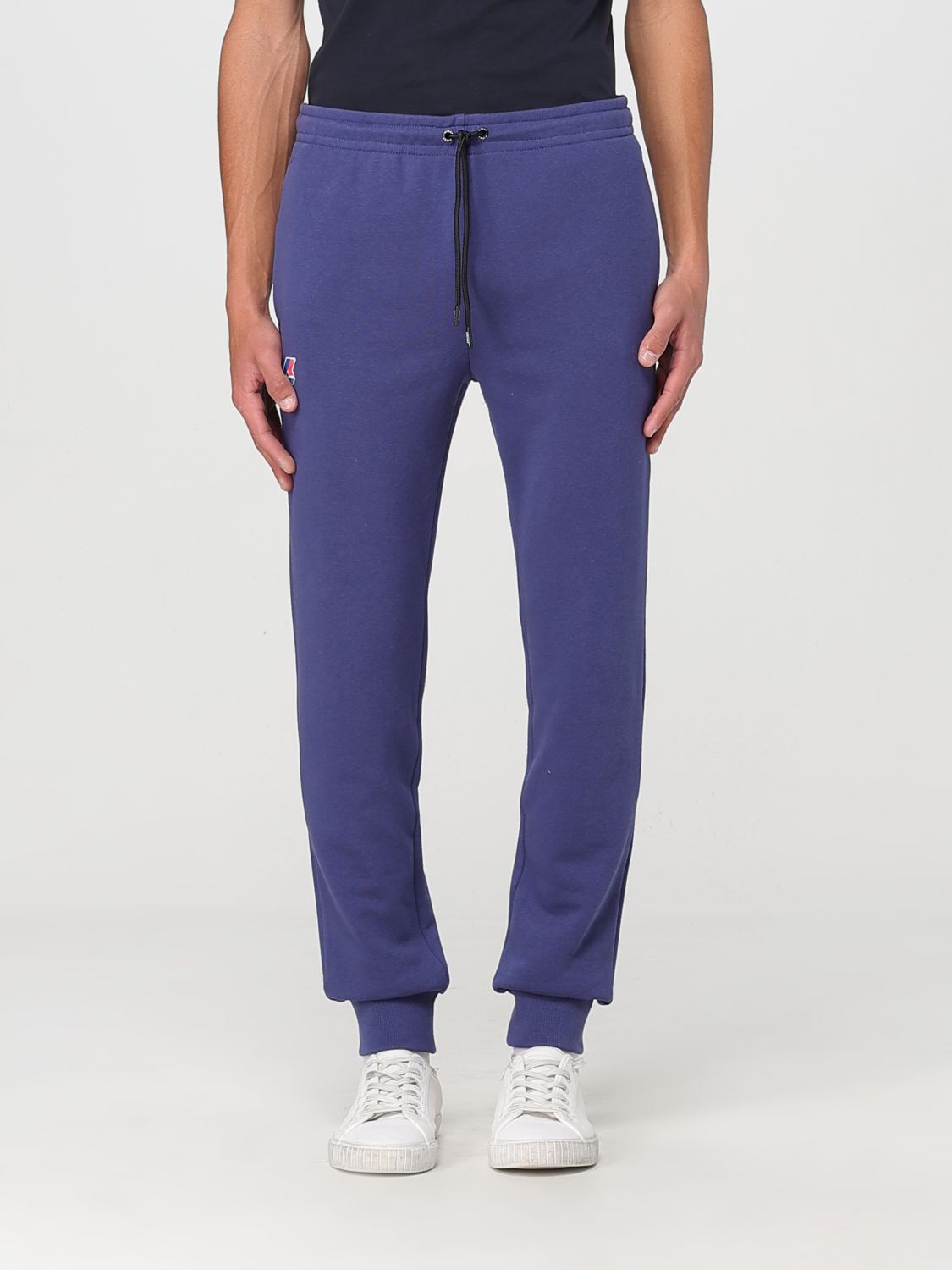 K-way Pants Men Color Cobalt In Cobalt