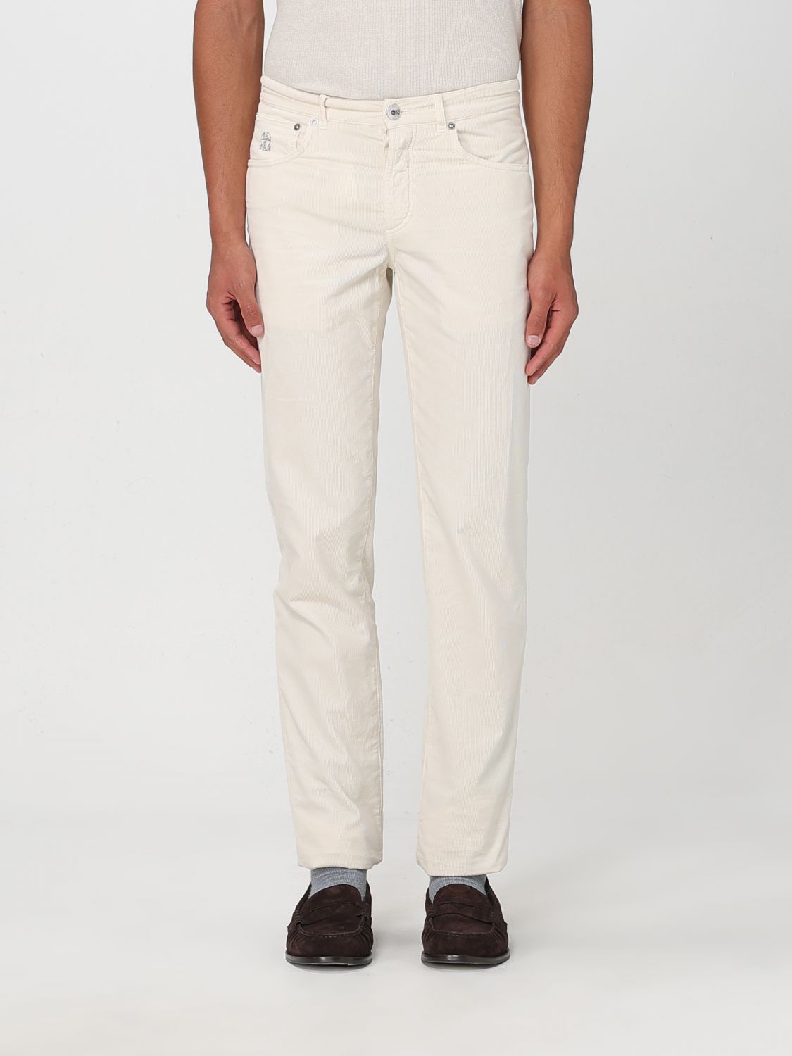 Brunello Cucinelli Five Pockets Beige Trousers