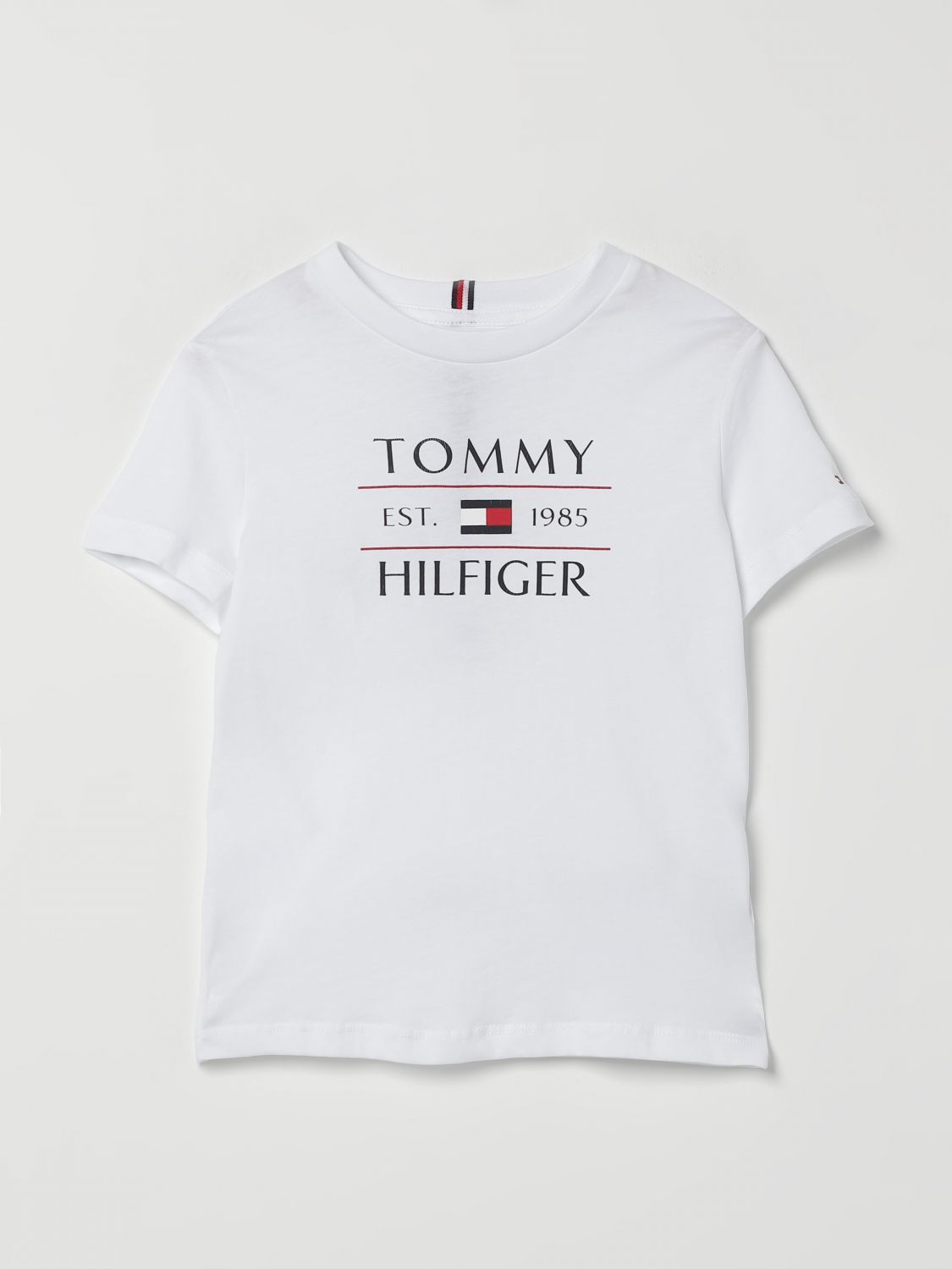 Tommy Hilfiger Kids' T-shirt In Cotone Con Logo