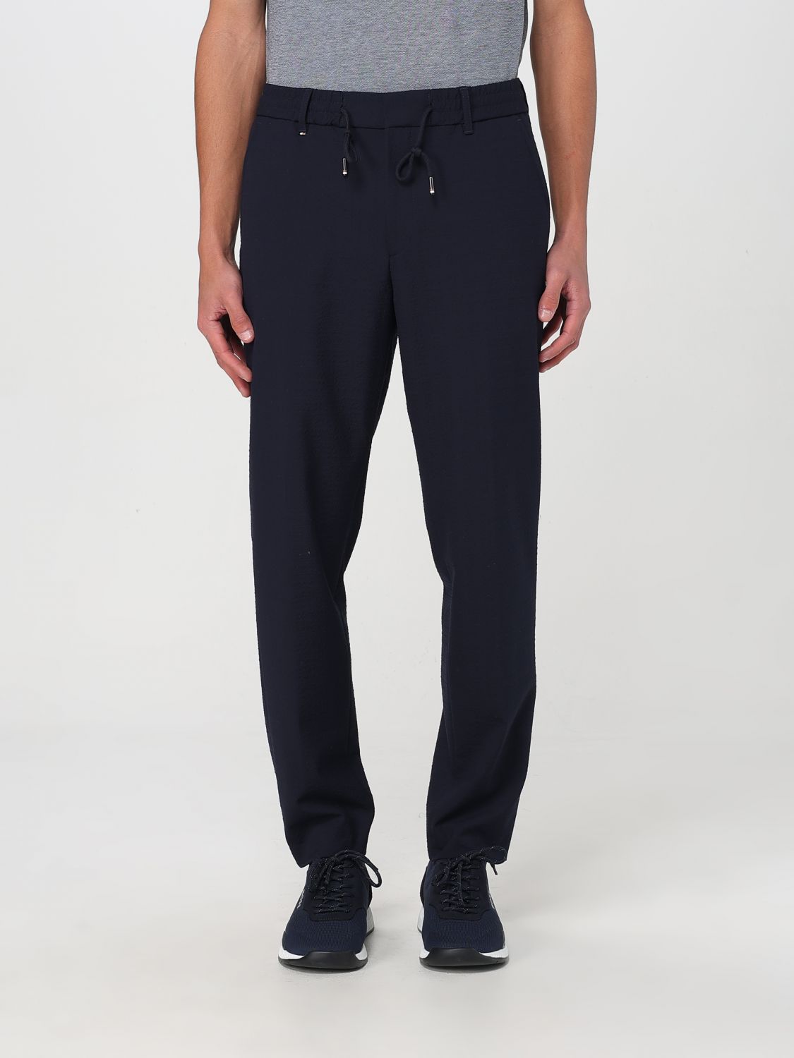 Hugo Boss Pants Boss Men Color Blue