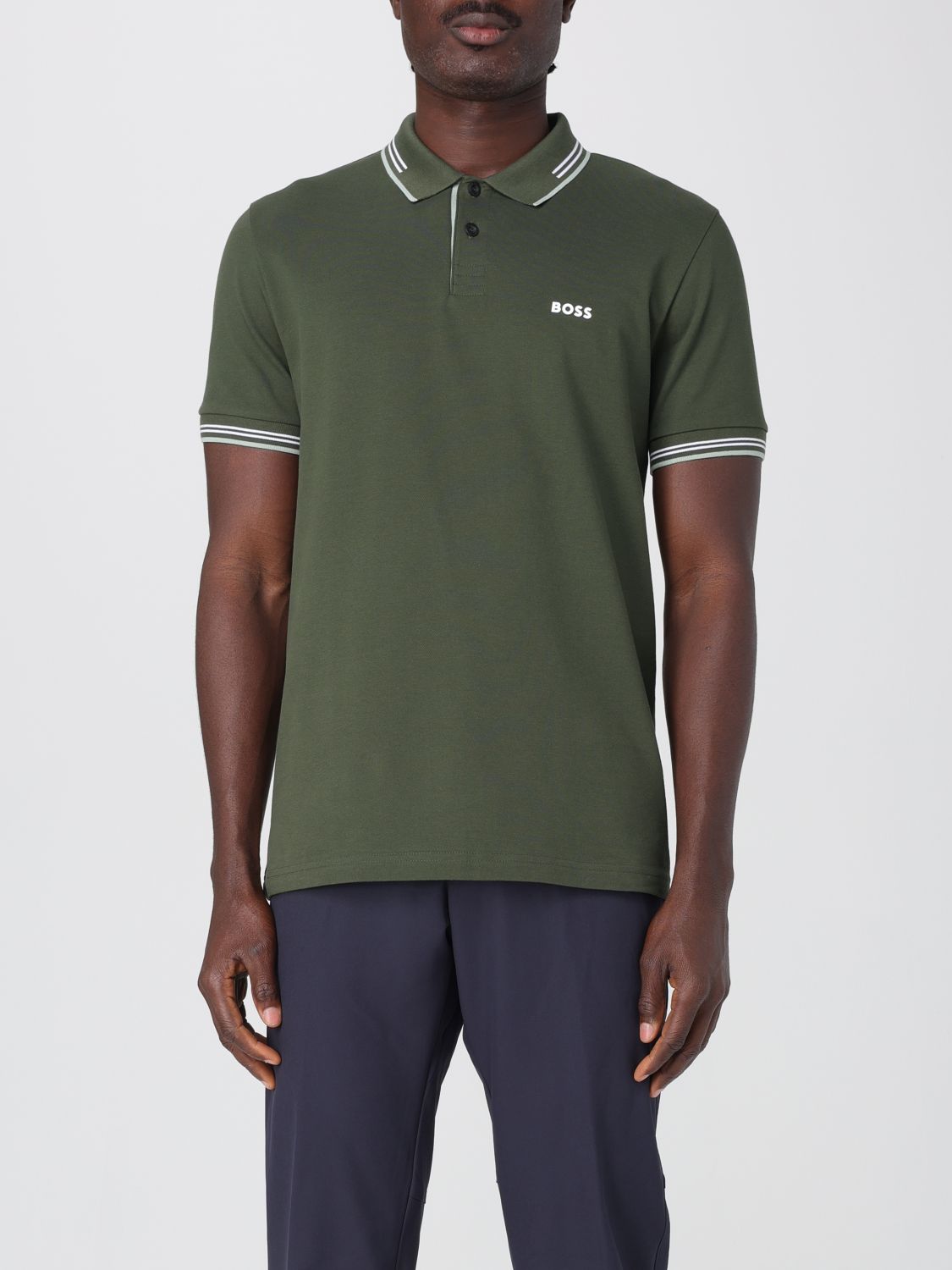 Shop Hugo Boss Polo Shirt Boss Men Color Green