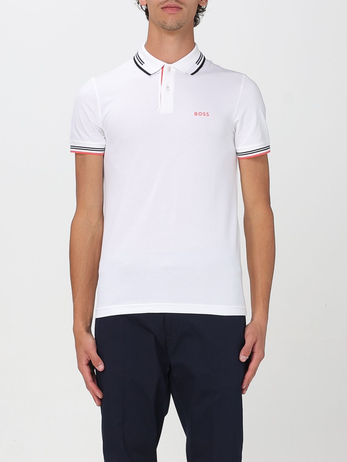 Hugo Boss Polo Shirt Boss Men Color Beige