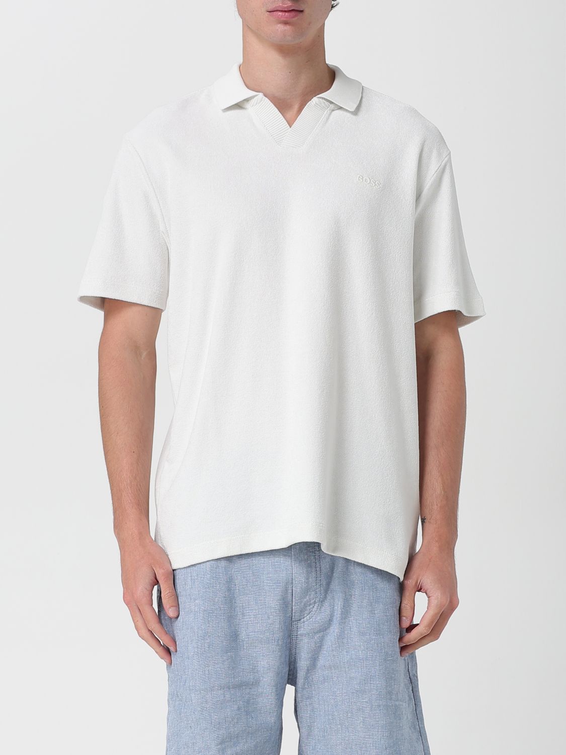 Shop Hugo Boss Polo Shirt Boss Men Color Sand