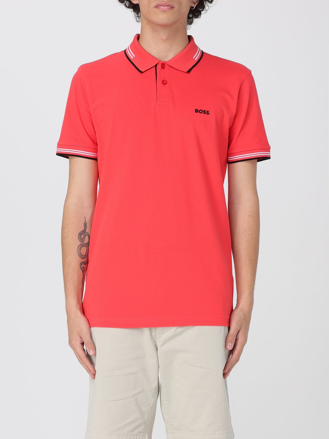 Shop Hugo Boss Polo Shirt Boss Men Color Rust