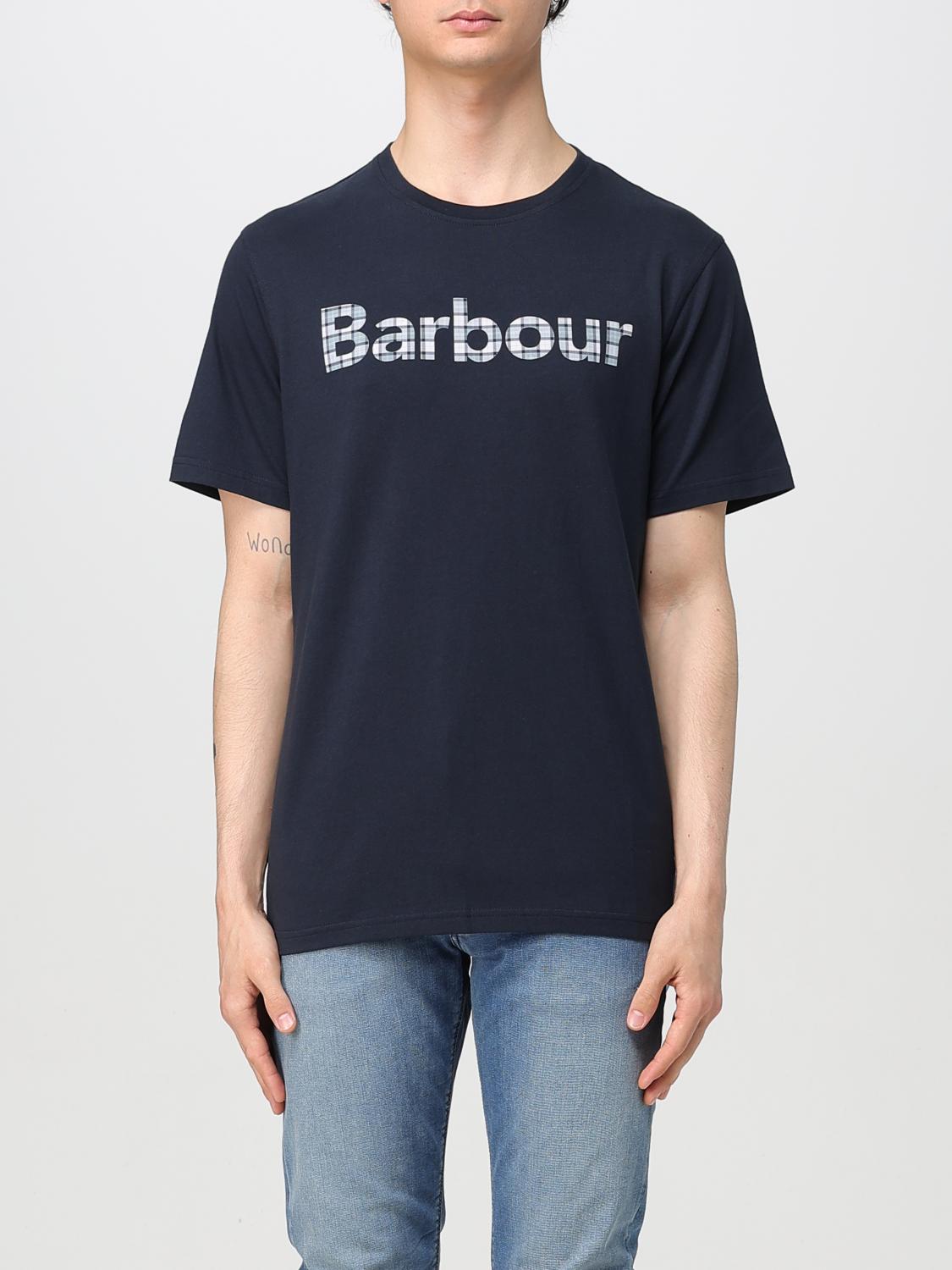 Barbour T-shirt Men Color Blue In Blue
