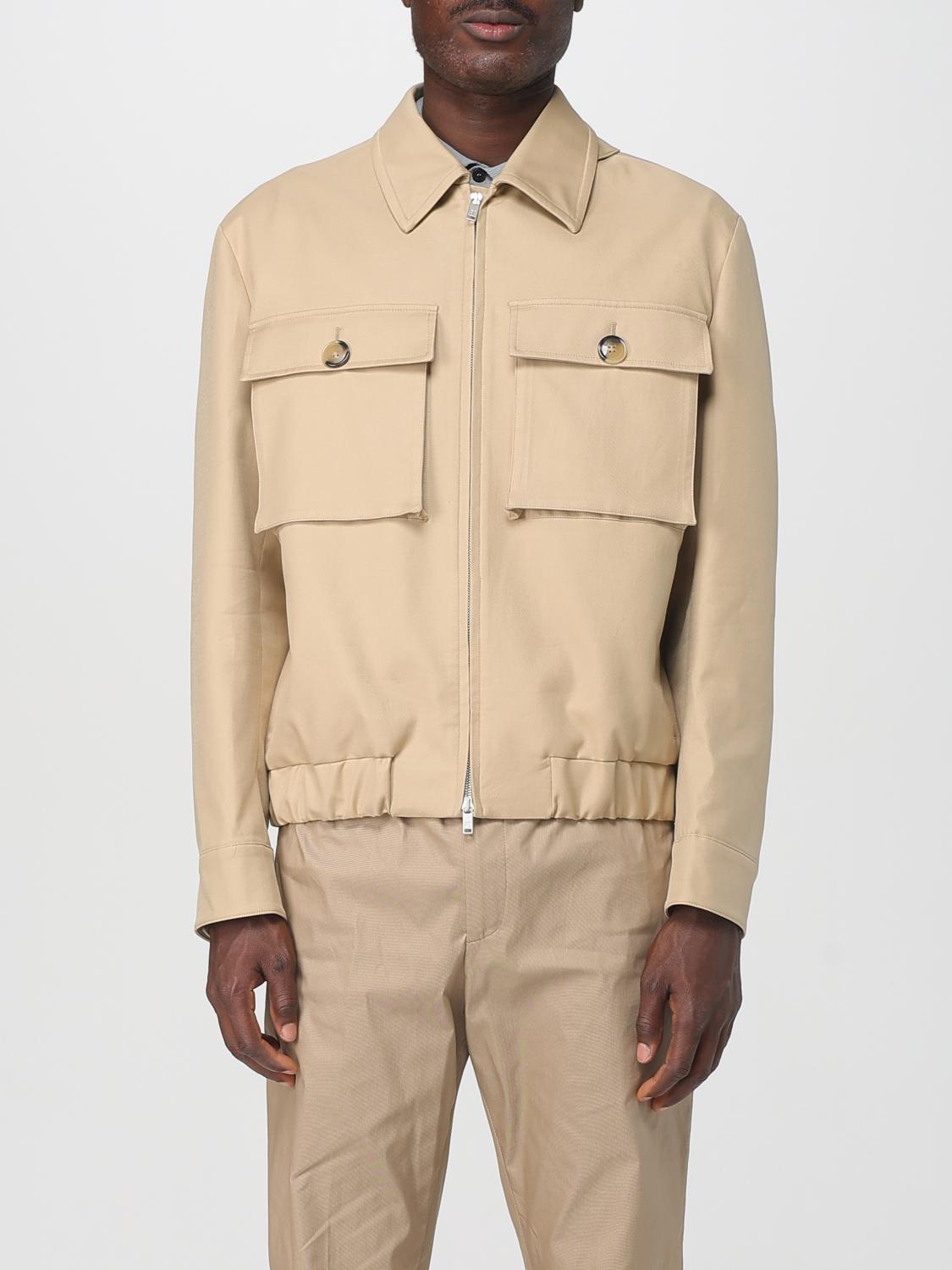 Pt Torino Jacket Men Color Beige In Neutral