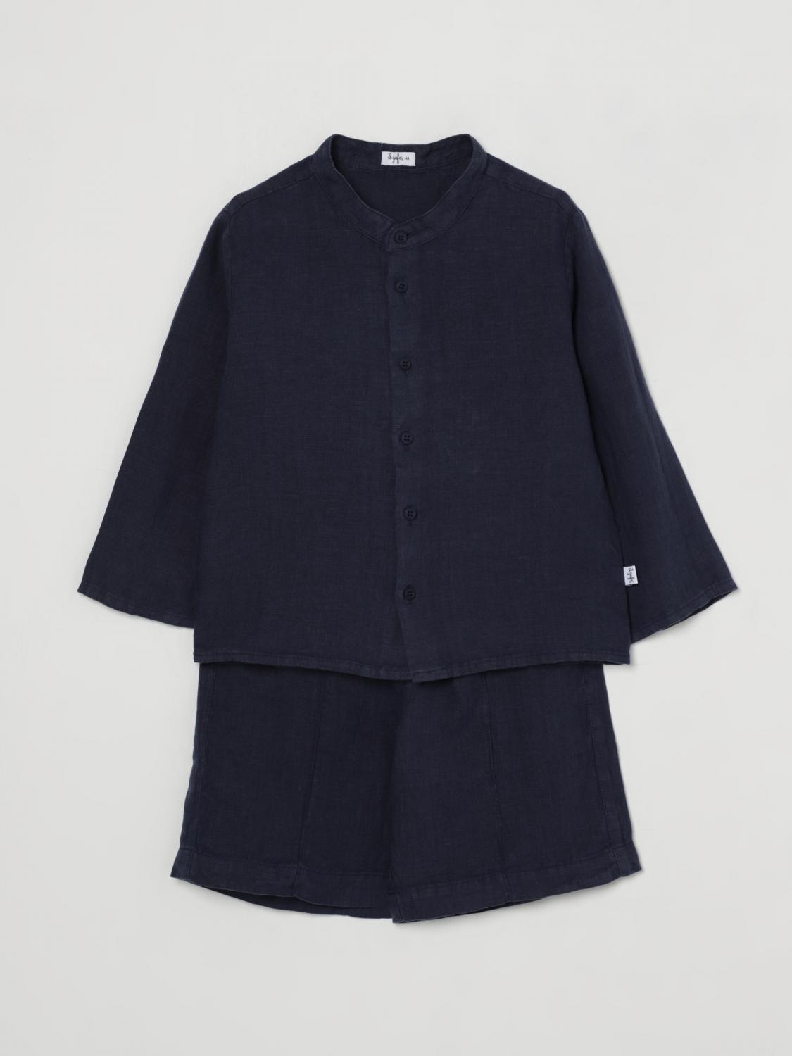 Il Gufo Suit Kids Color Blue In Blue