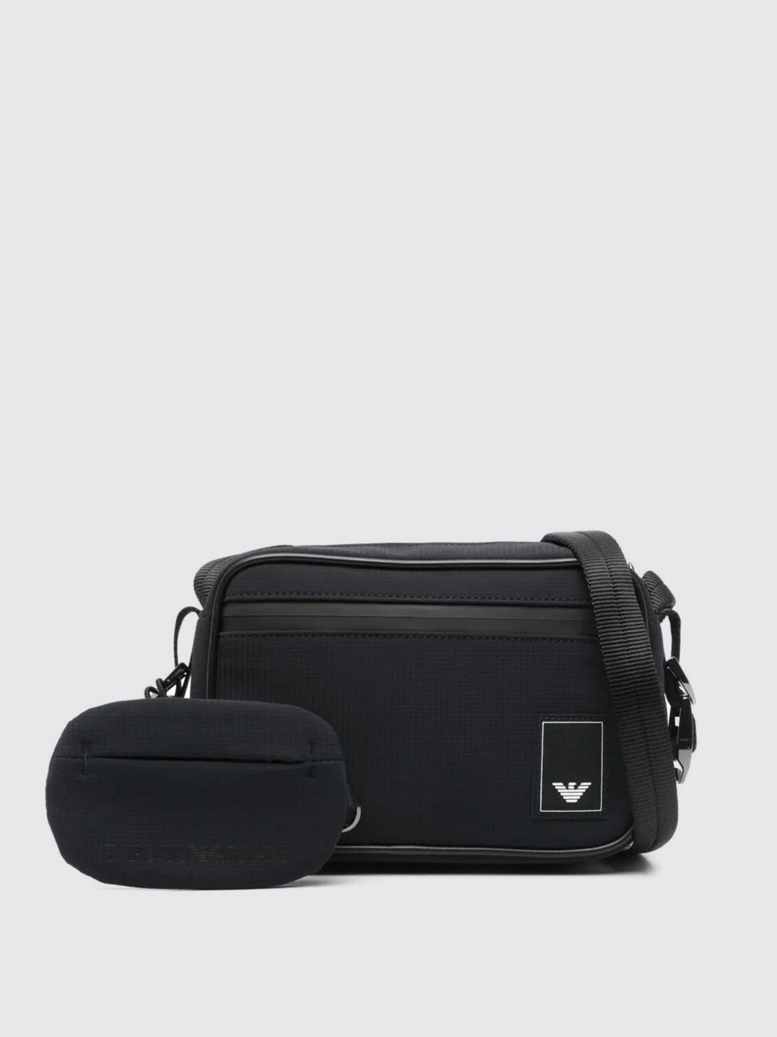 Emporio Armani Shoulder Bag Men Color Navy