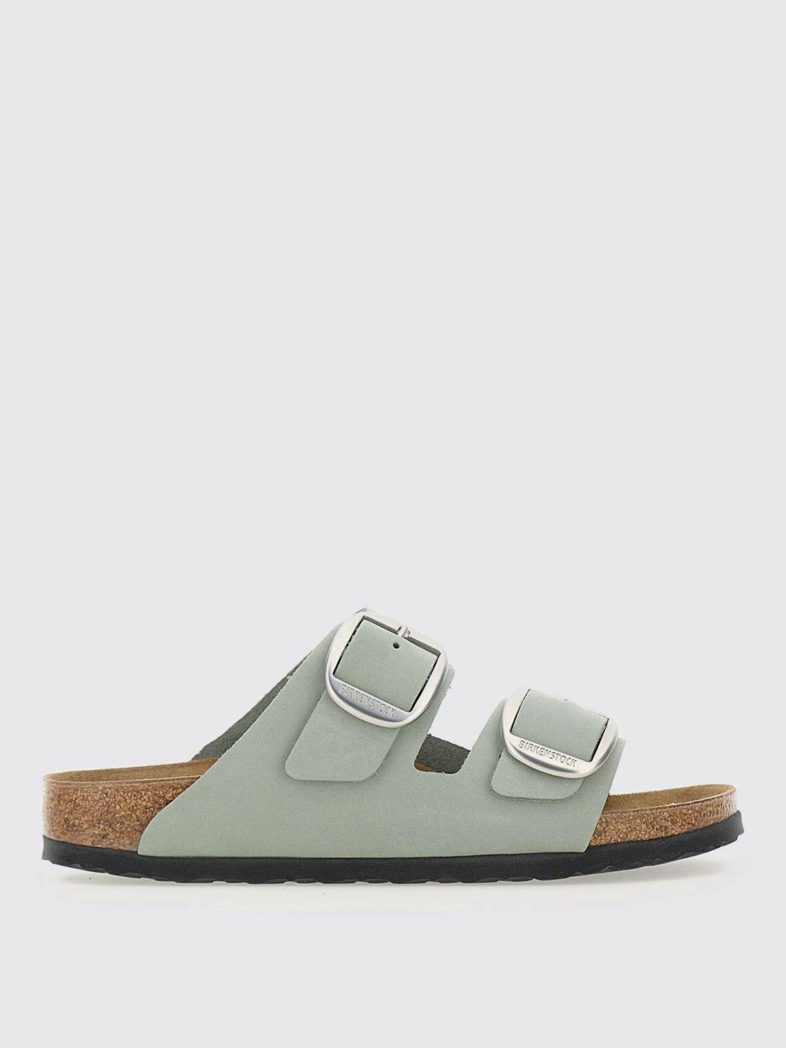 Birkenstock Arizona Nubuck Leather Womens Sandals In Blush Pink
