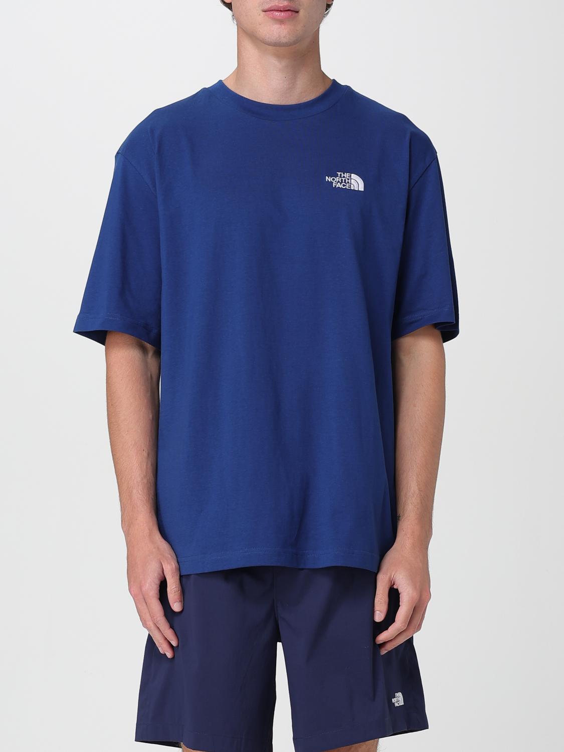 The North Face Men's Short Sleeve Evolution Box Fit Tee In Blue